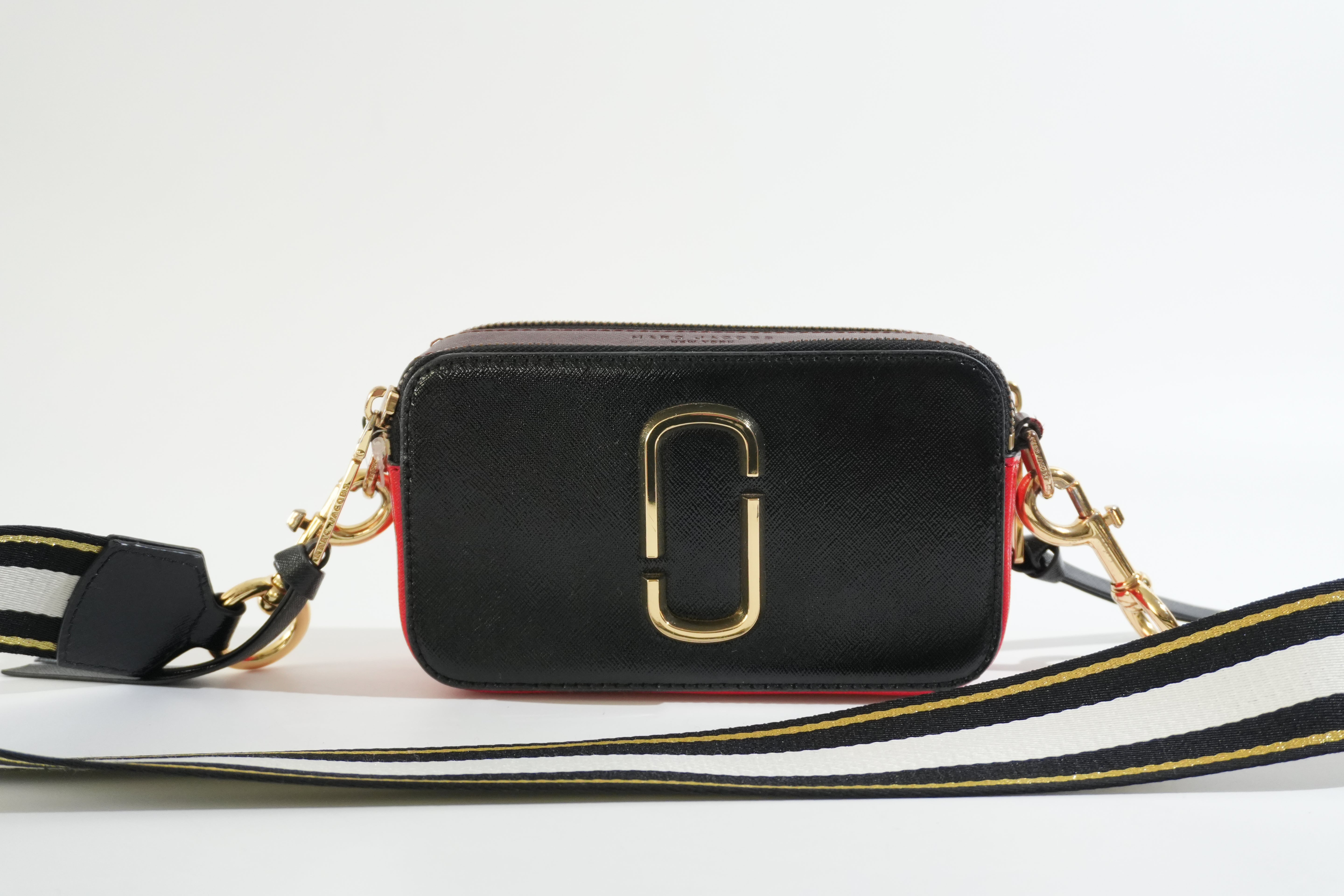 Pre-owned Marc Jacobs Snapshot Bag Black and Red
