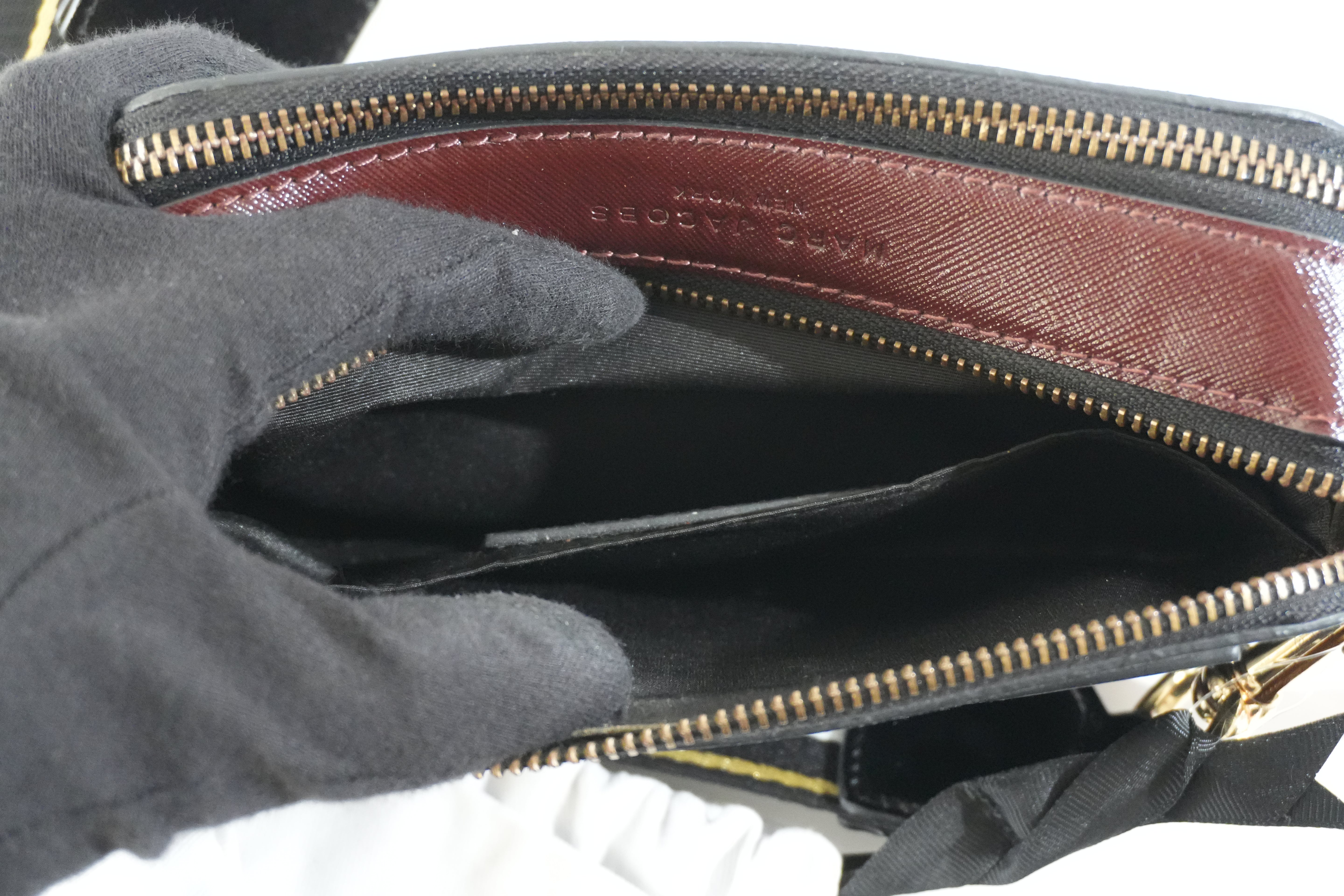 Pre-owned Marc Jacobs Snapshot Bag Black and Red