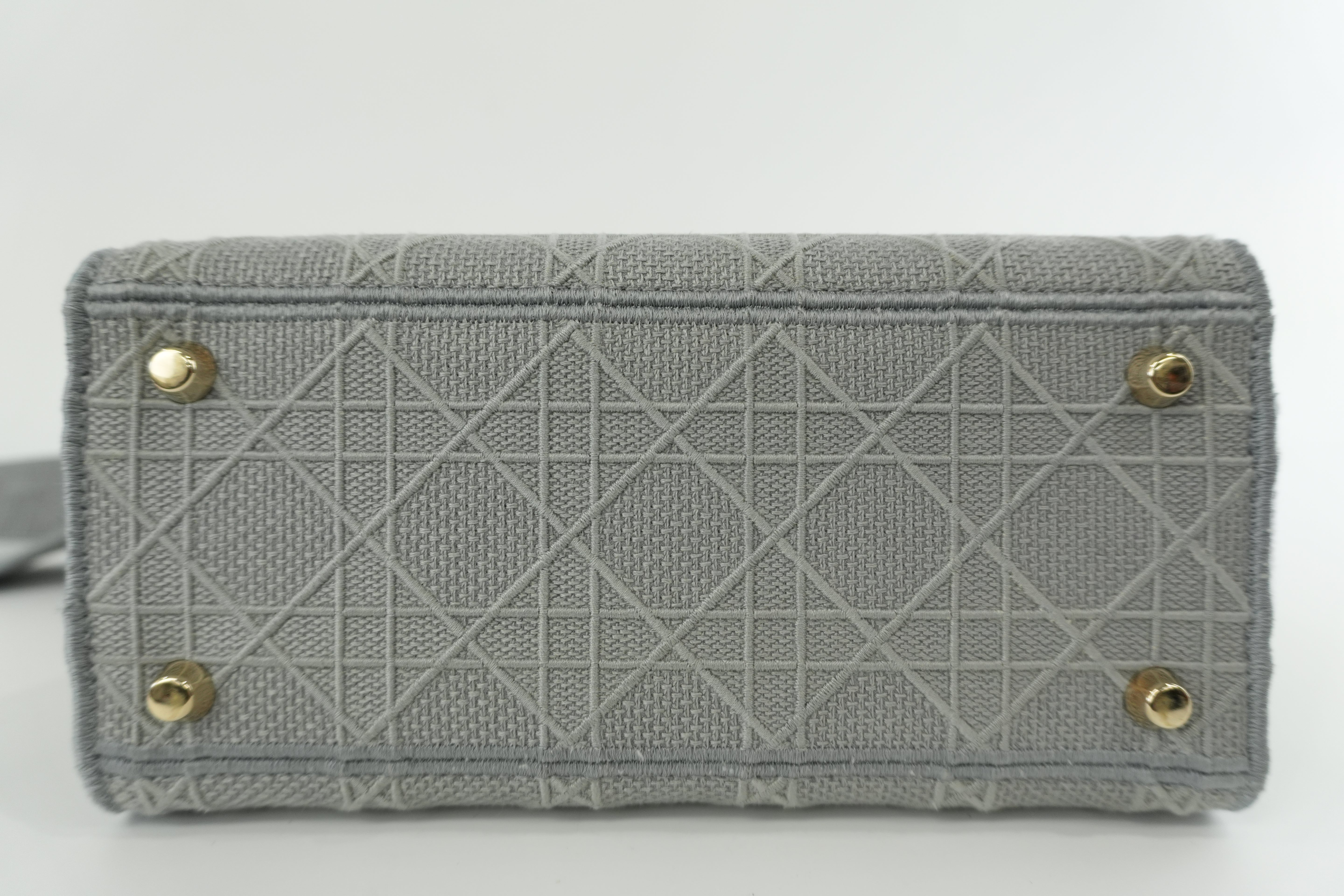 Christian Dior Lady D Light Gray Shoulder Strap Used