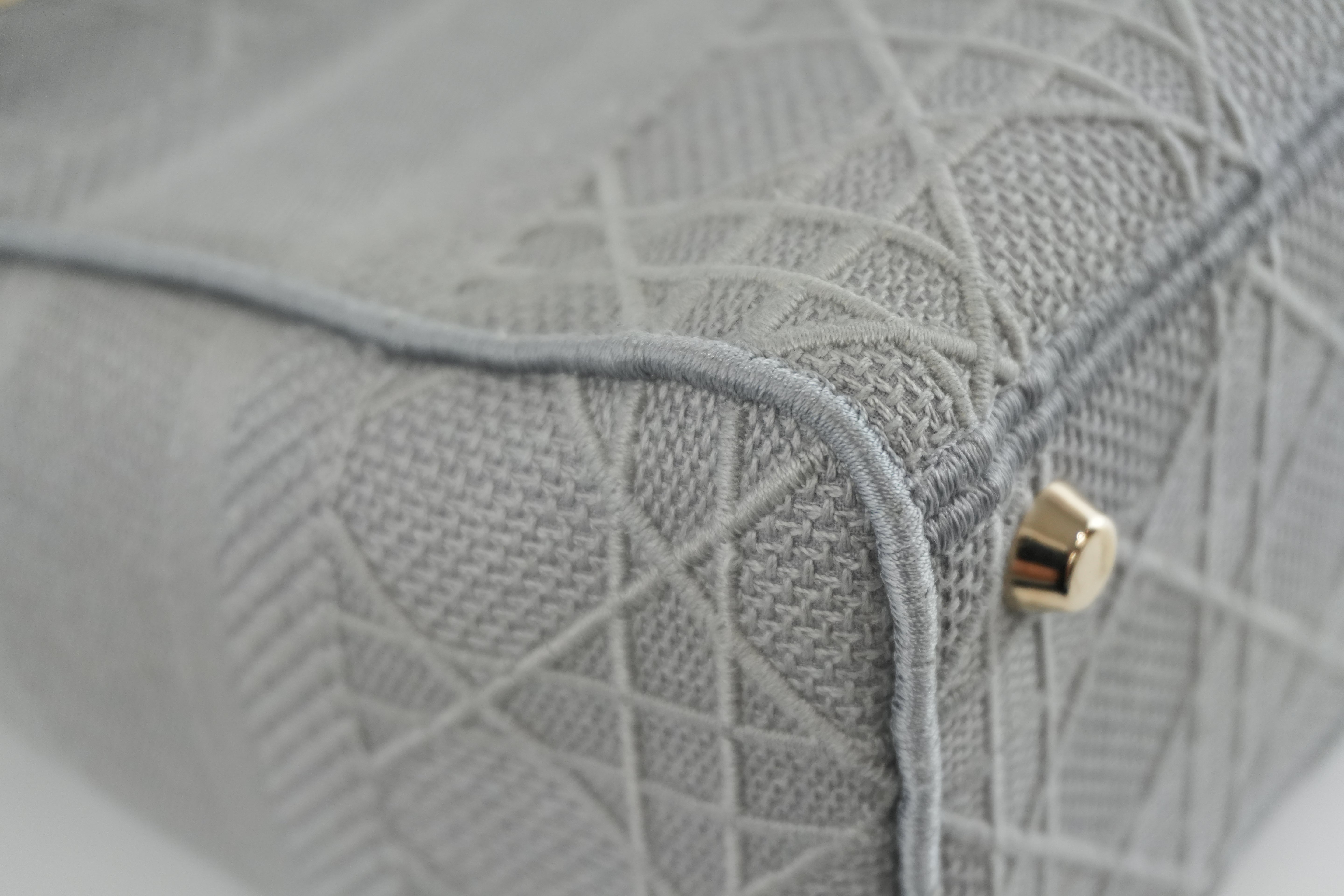 Christian Dior Lady D Light Gray Shoulder Strap Used