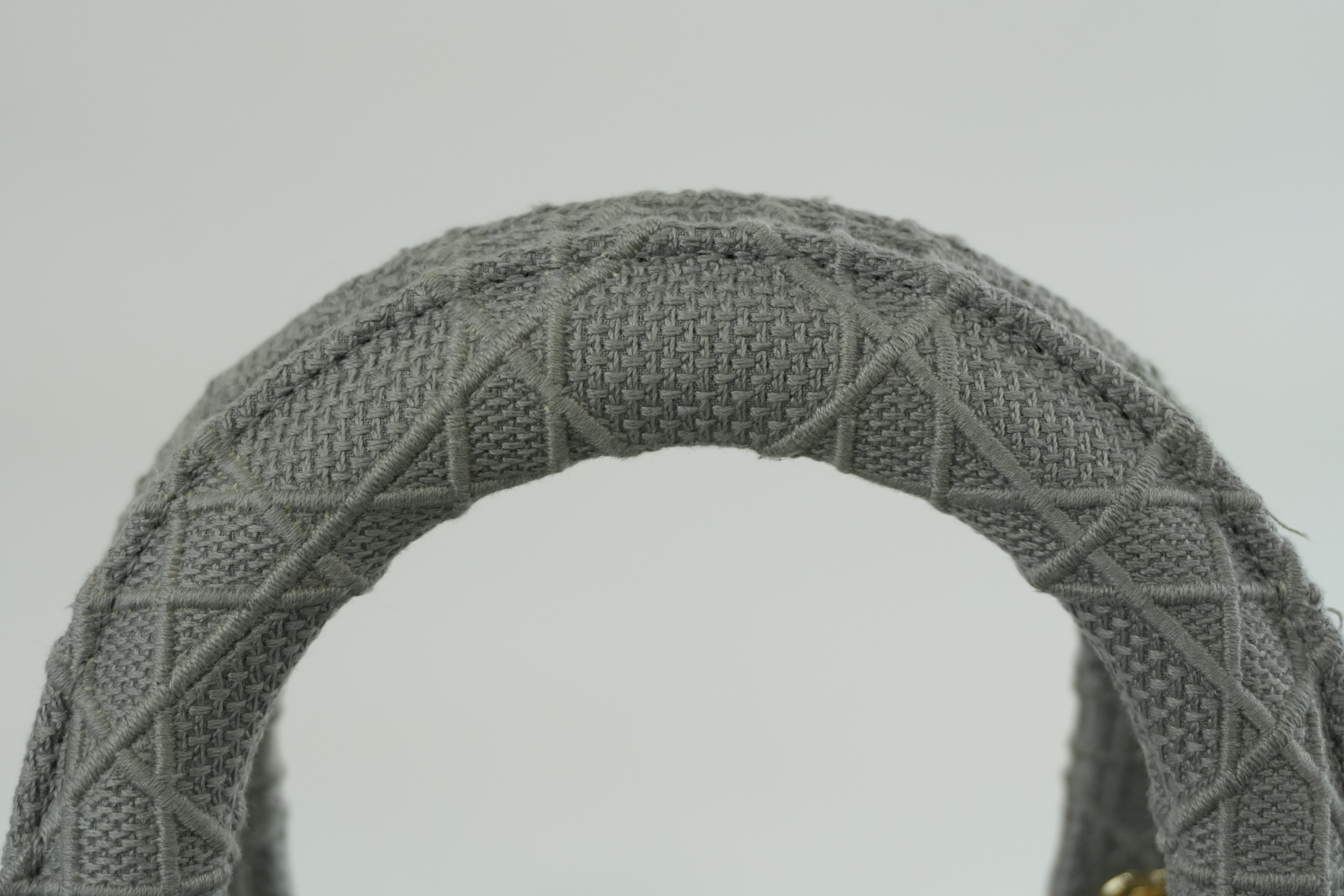 Christian Dior Lady D Light Gray Shoulder Strap Used