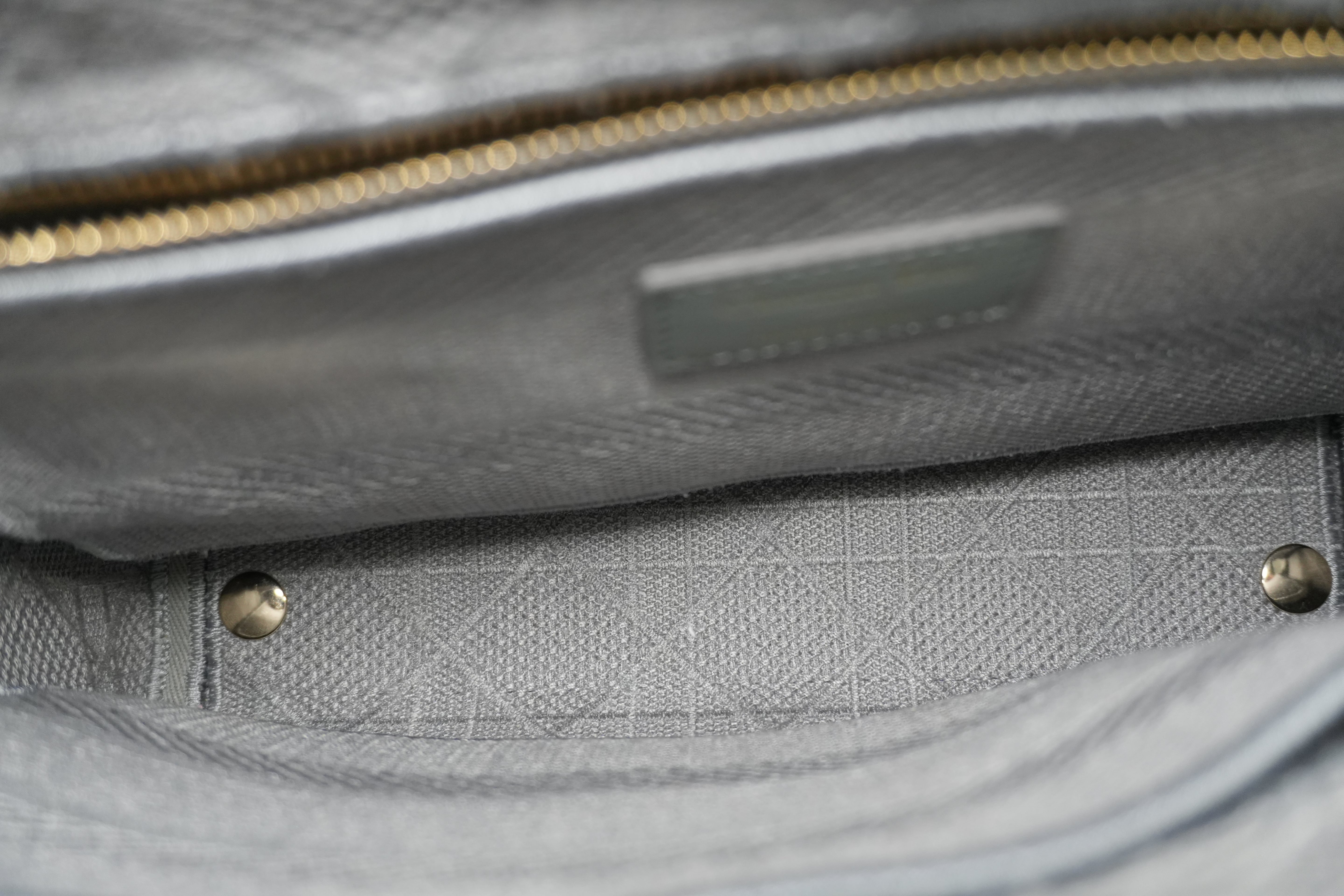 Christian Dior Lady D Light Gray Shoulder Strap Used