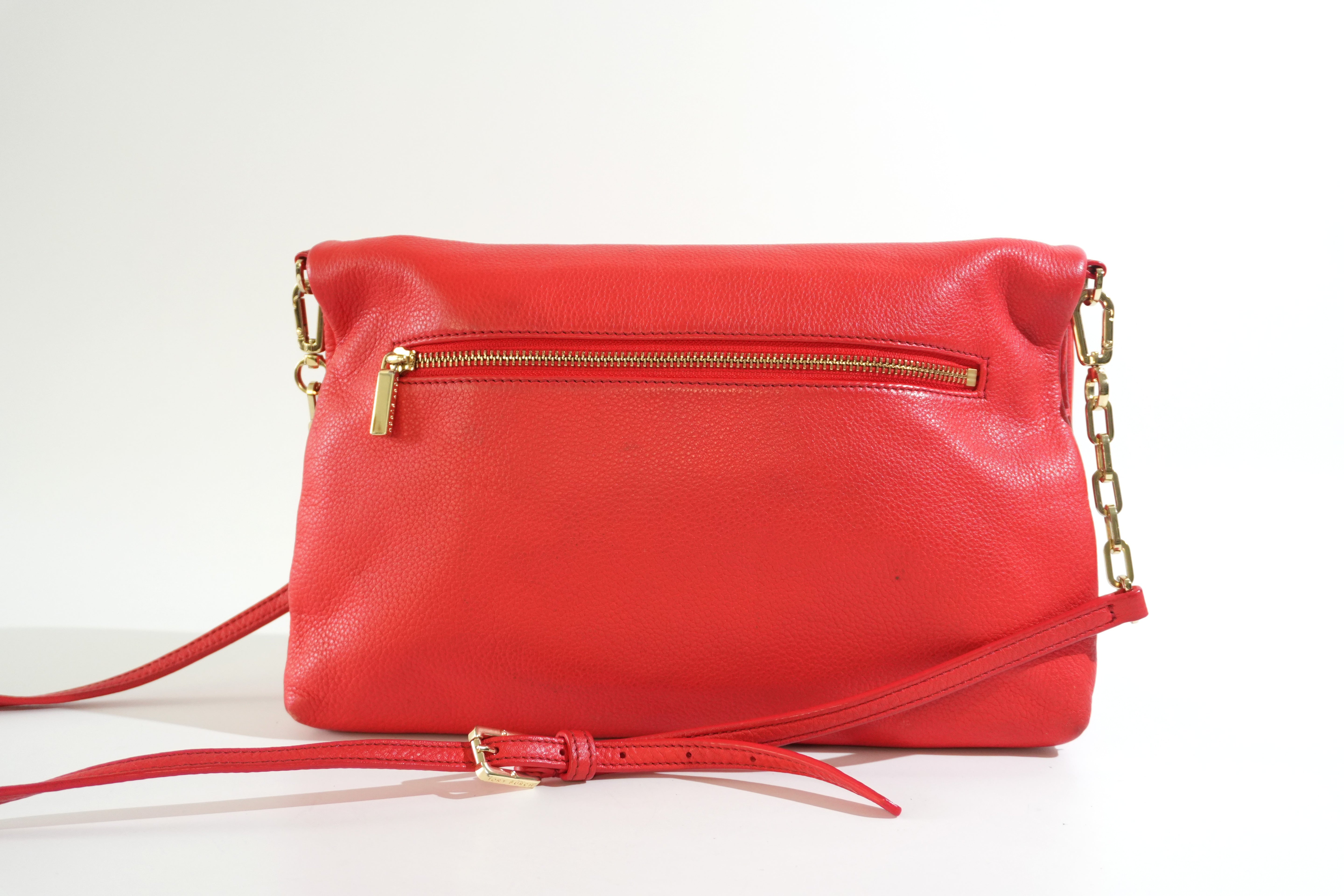 Pre-owned Tory Burch Shoulder Bag Red