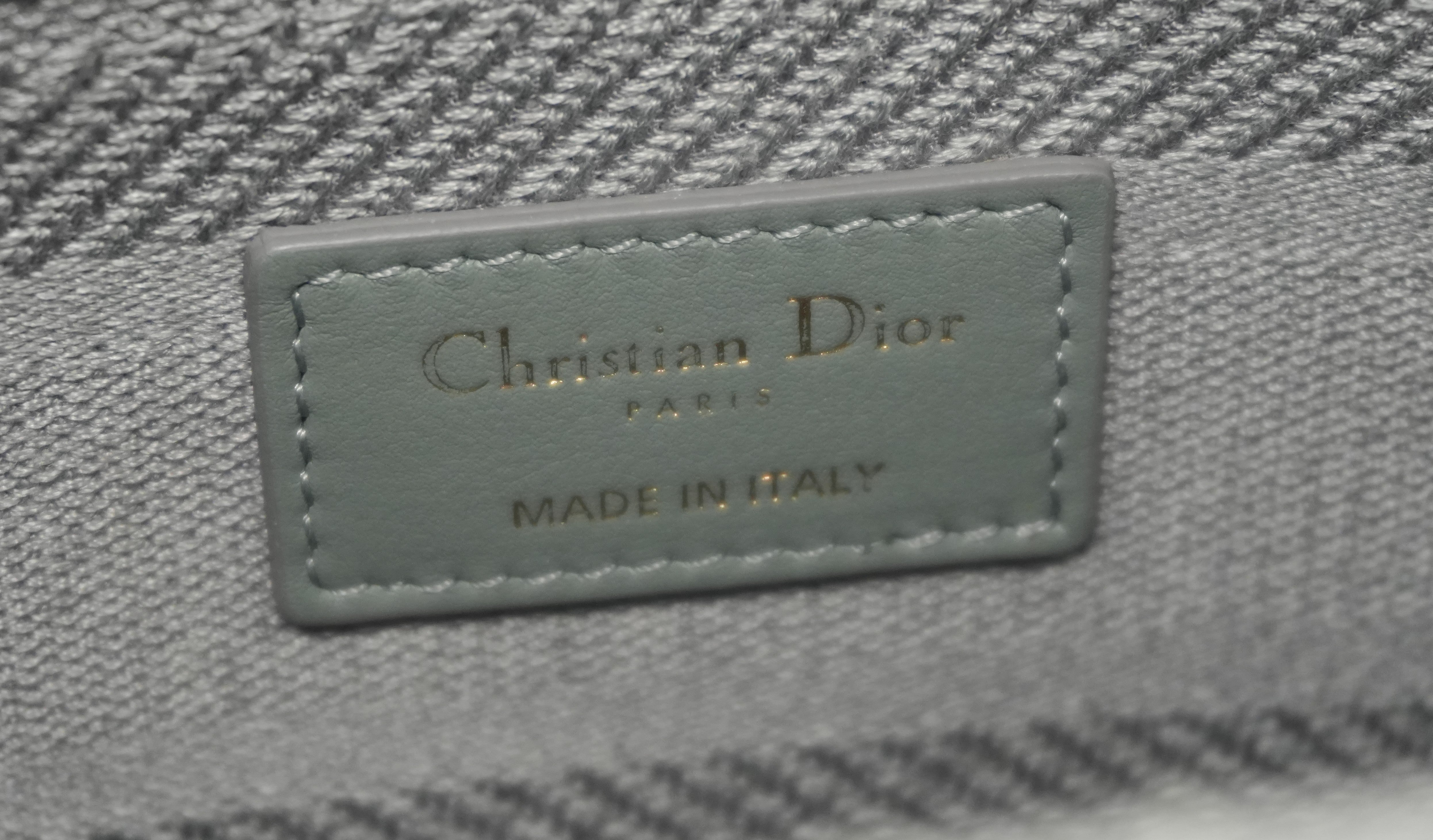 Christian Dior Lady D Light Gray Shoulder Strap Used