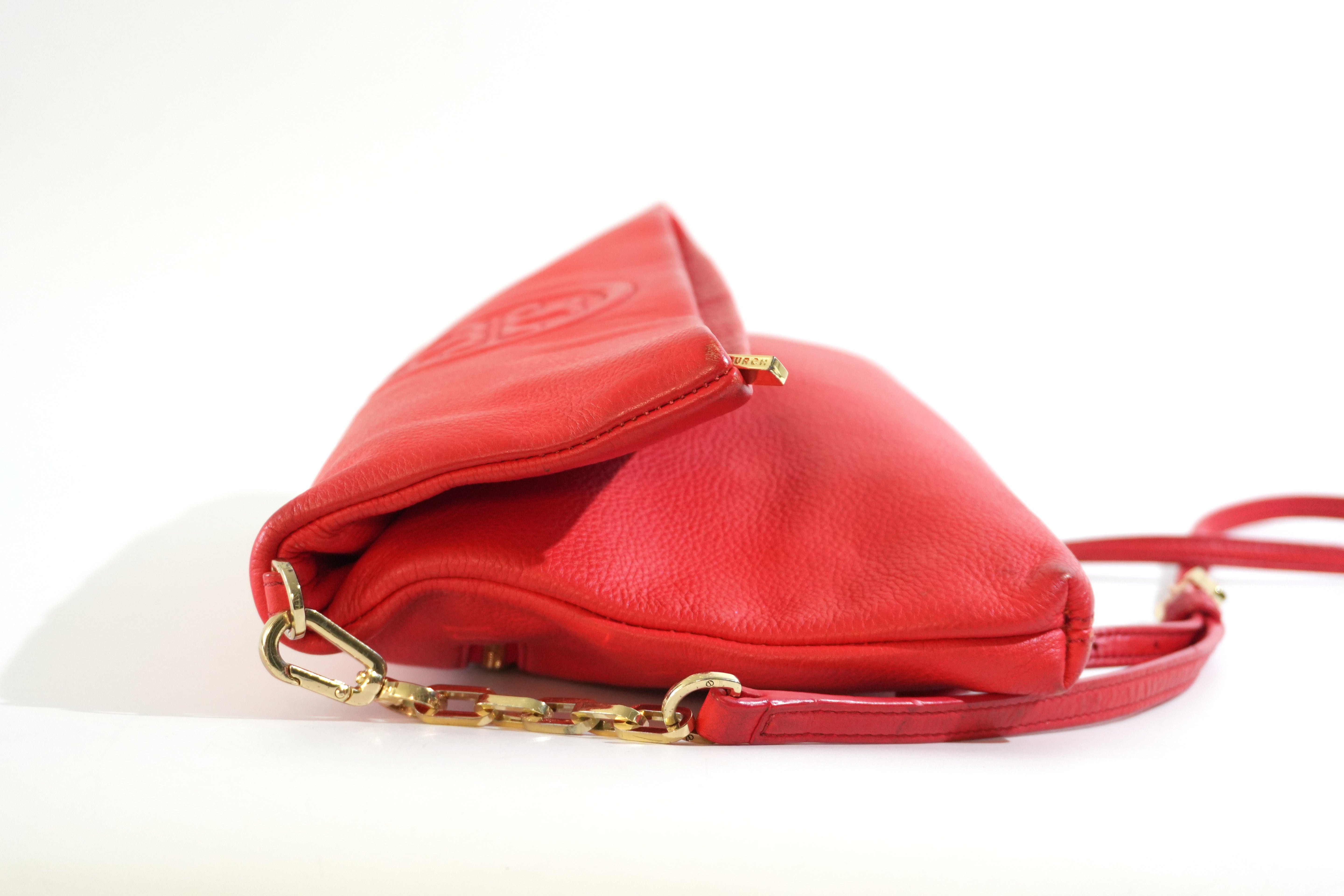Pre-owned Tory Burch Shoulder Bag Red
