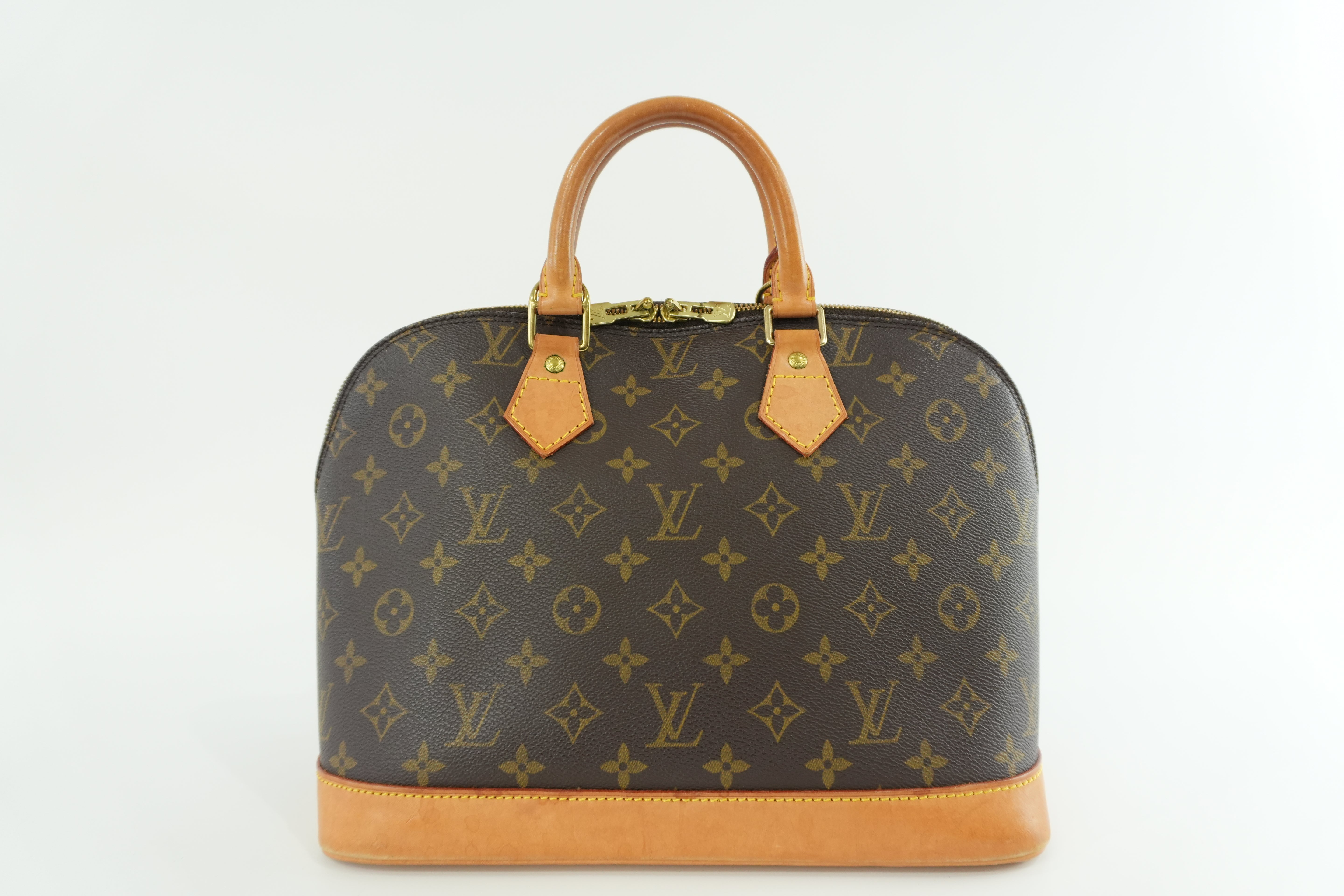 Louis Vuitton Monogram Alma PM Handbag Used