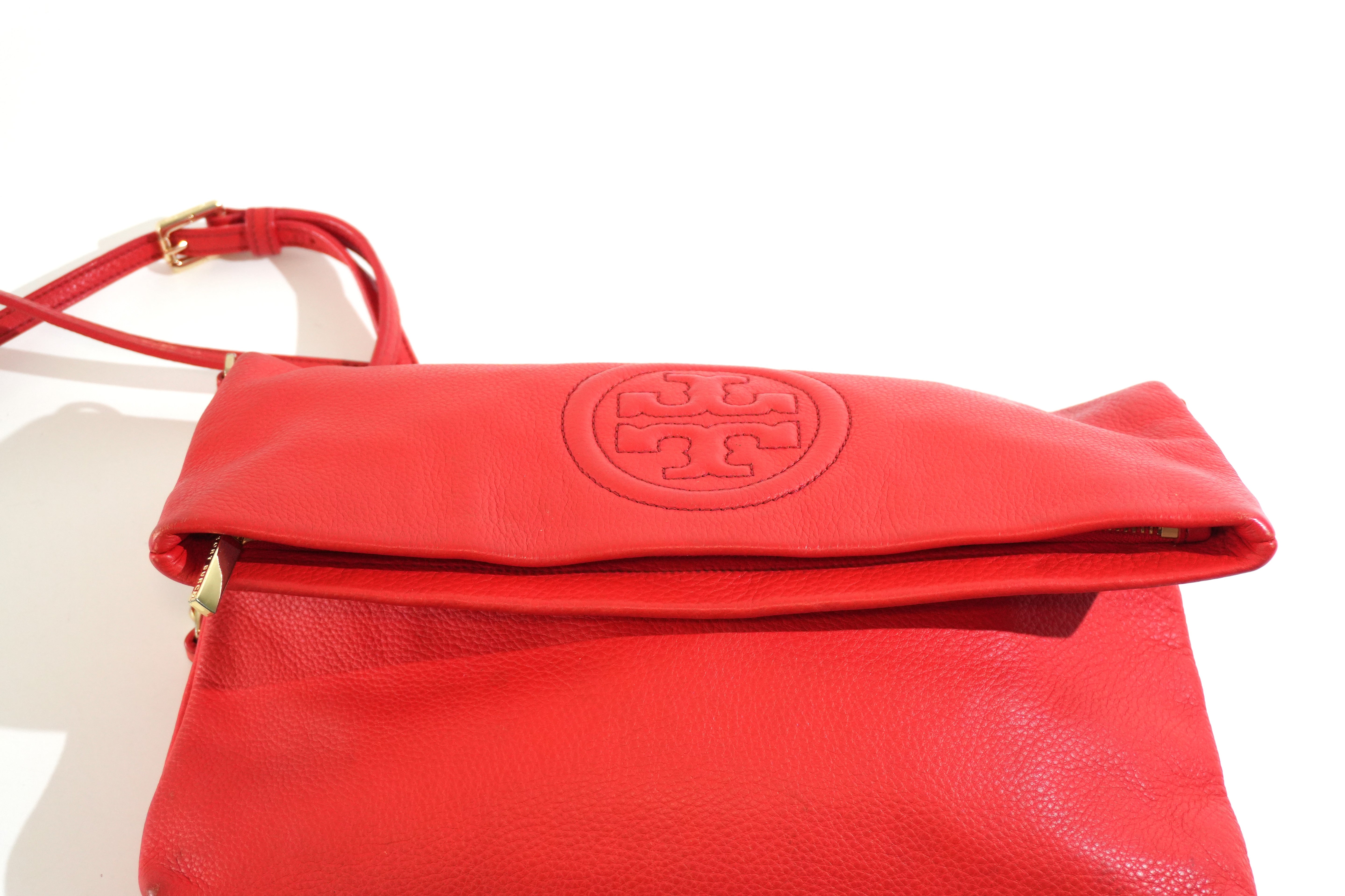 Pre-owned Tory Burch Shoulder Bag Red