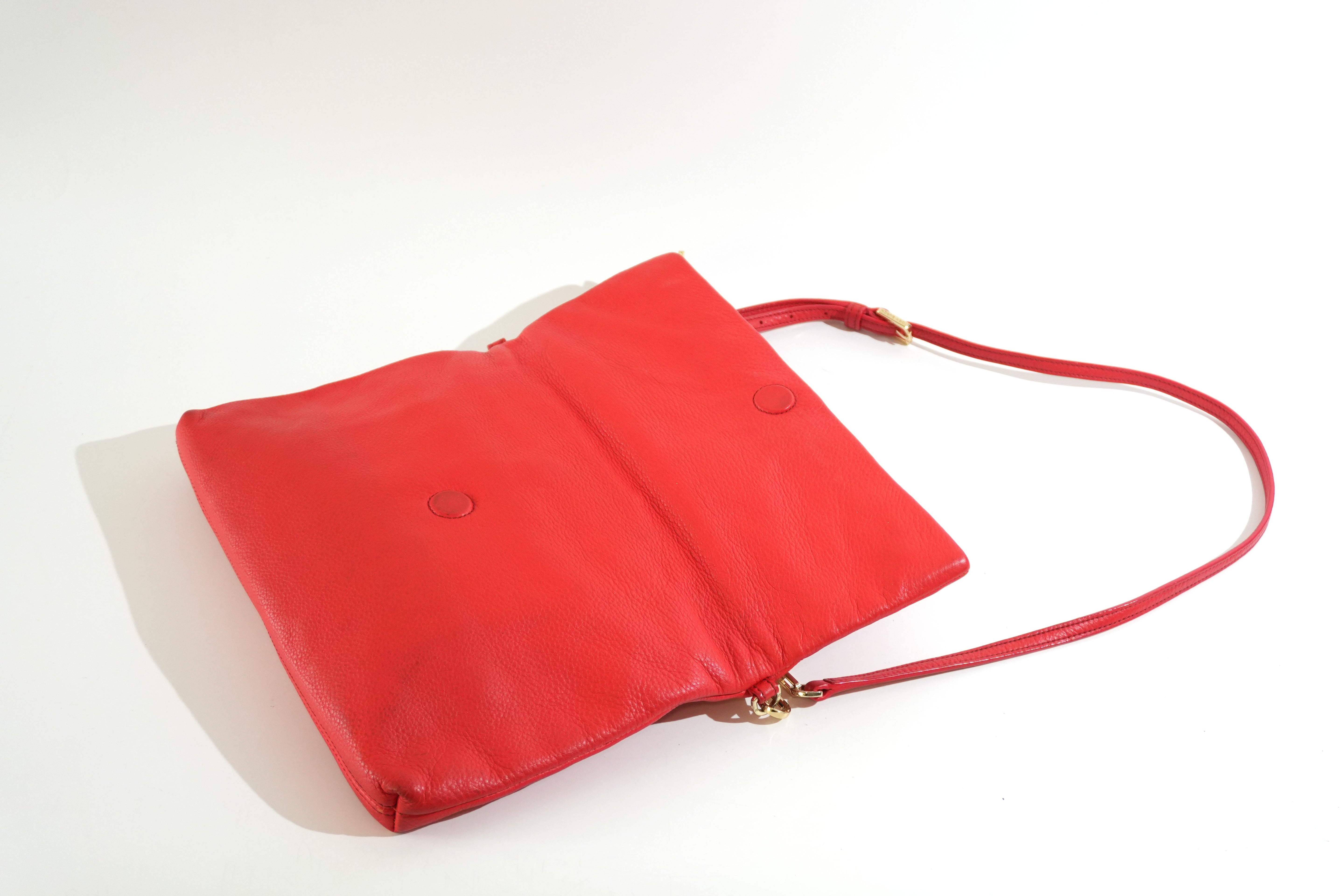 Pre-owned Tory Burch Shoulder Bag Red