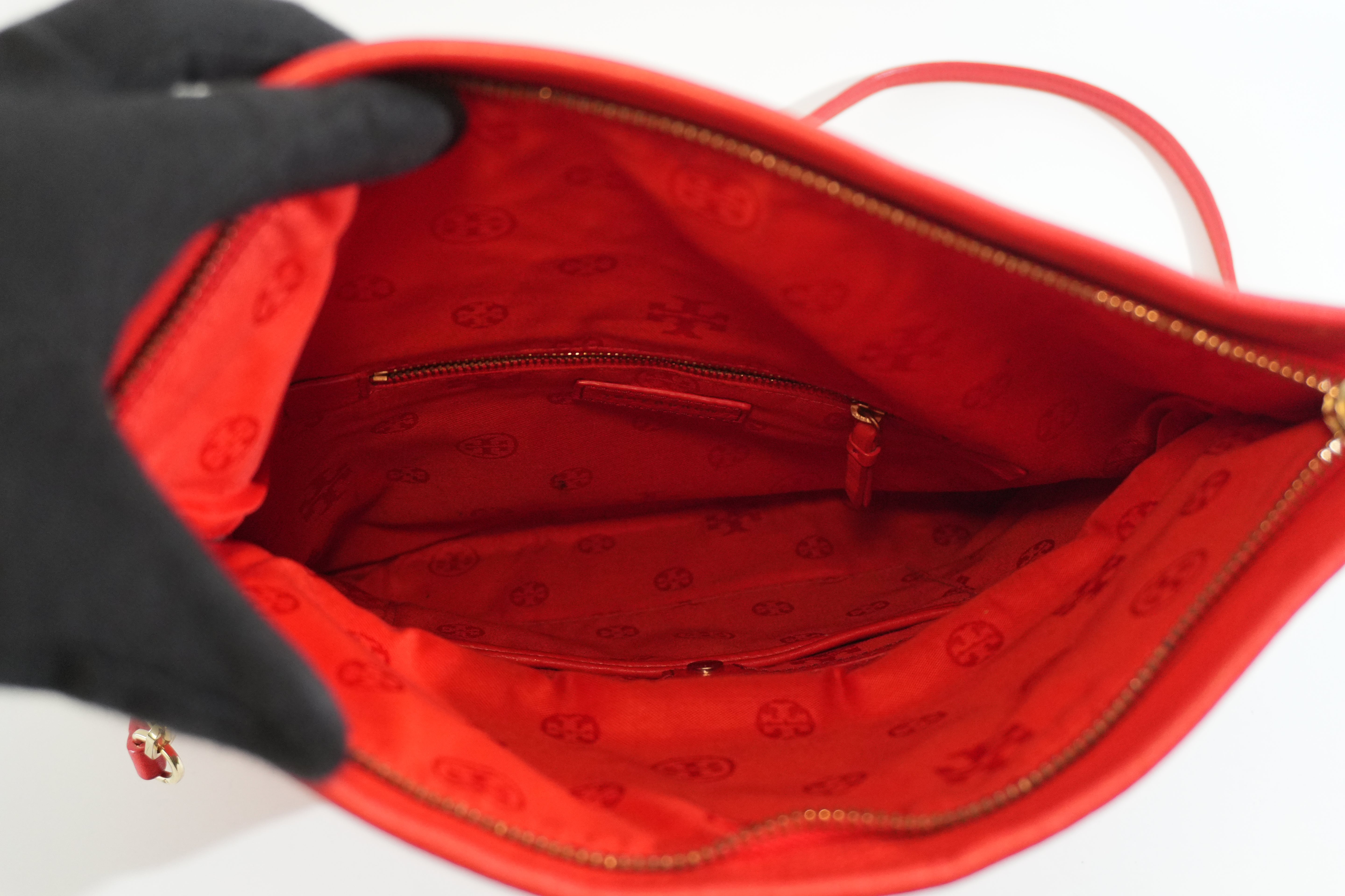 Pre-owned Tory Burch Shoulder Bag Red