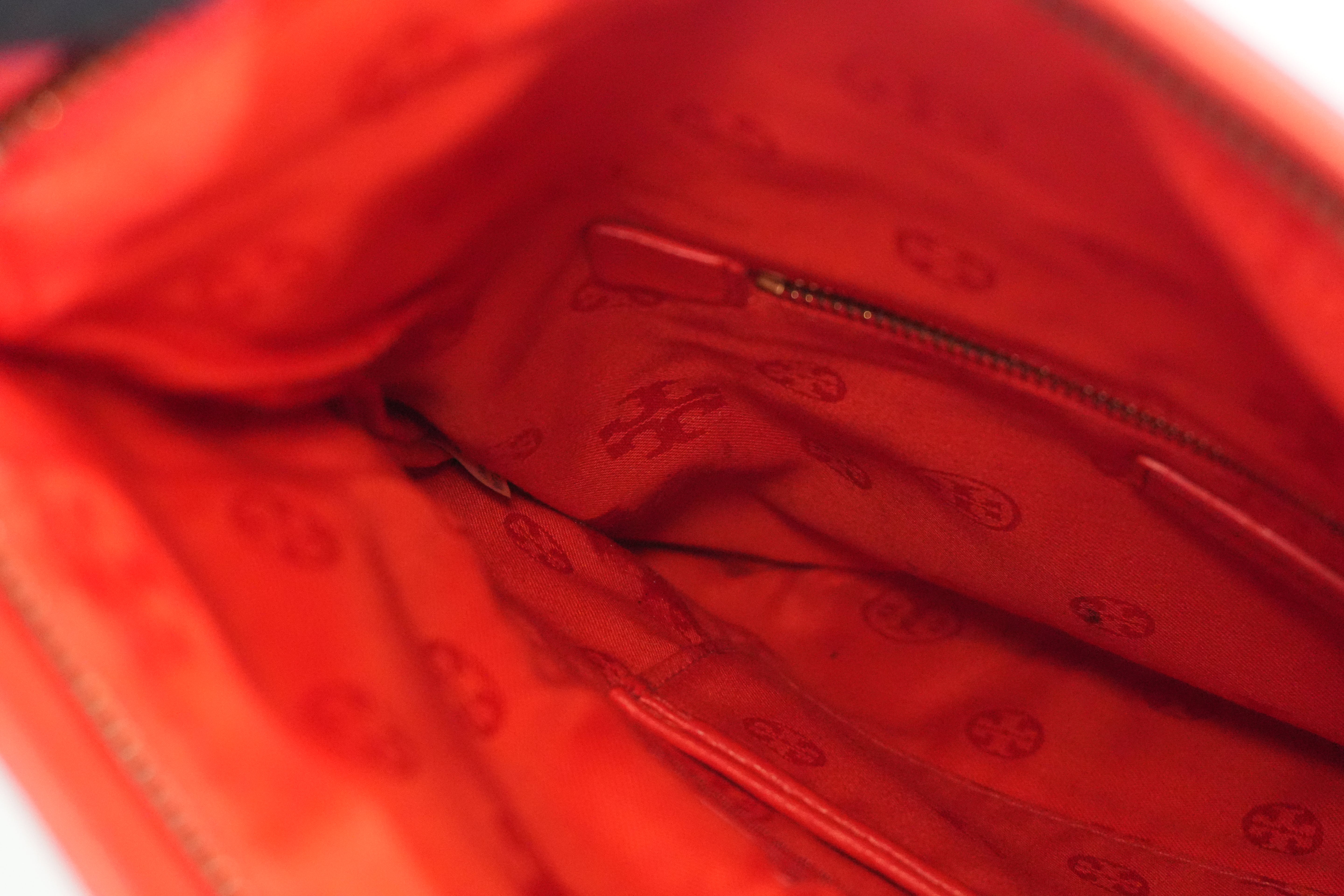Pre-owned Tory Burch Shoulder Bag Red