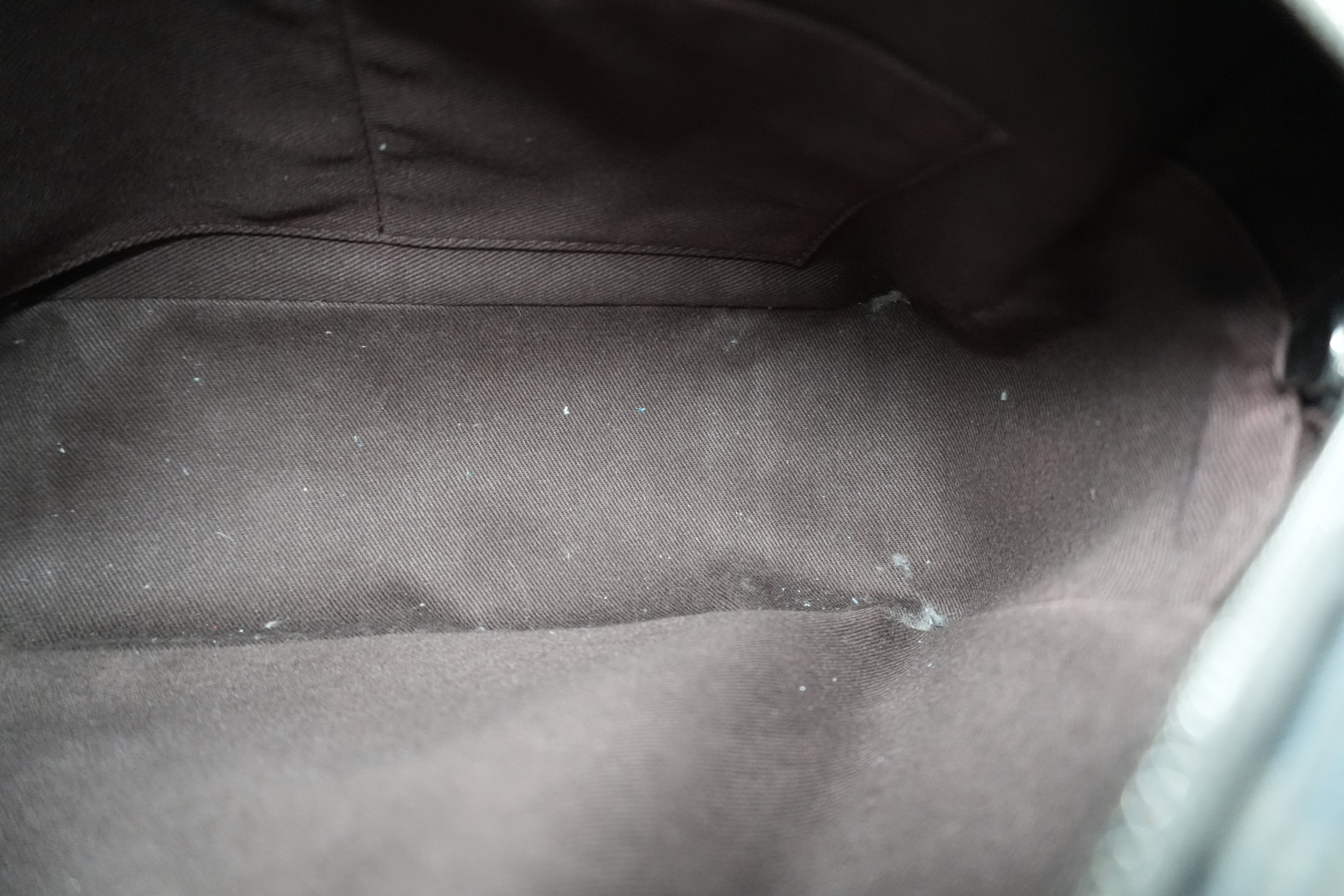 Pre-owned Loewe Analog Handbag with Pouch Black and Brown