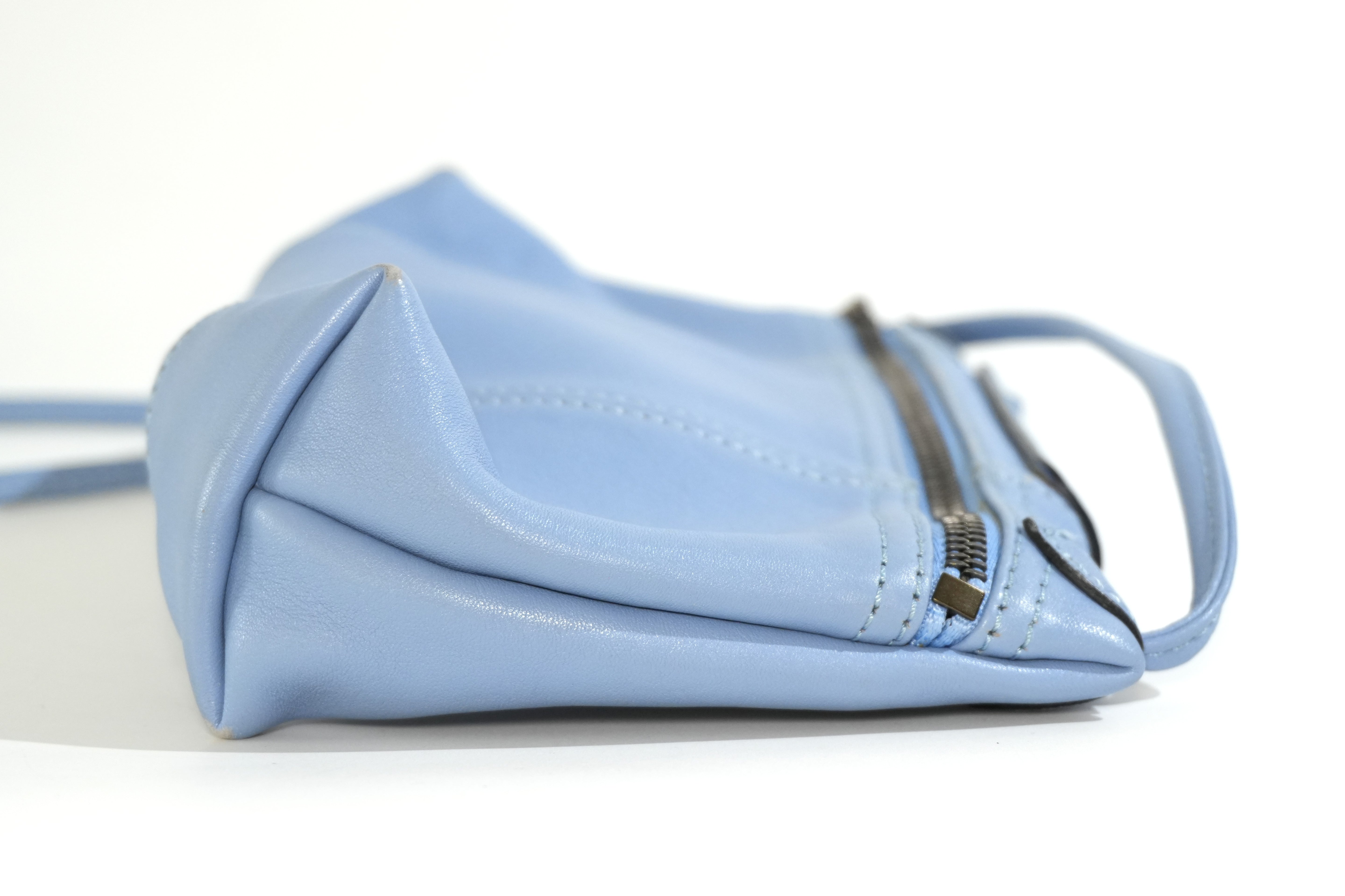 Pre-owned Longchamp Shoulder Bag Blue