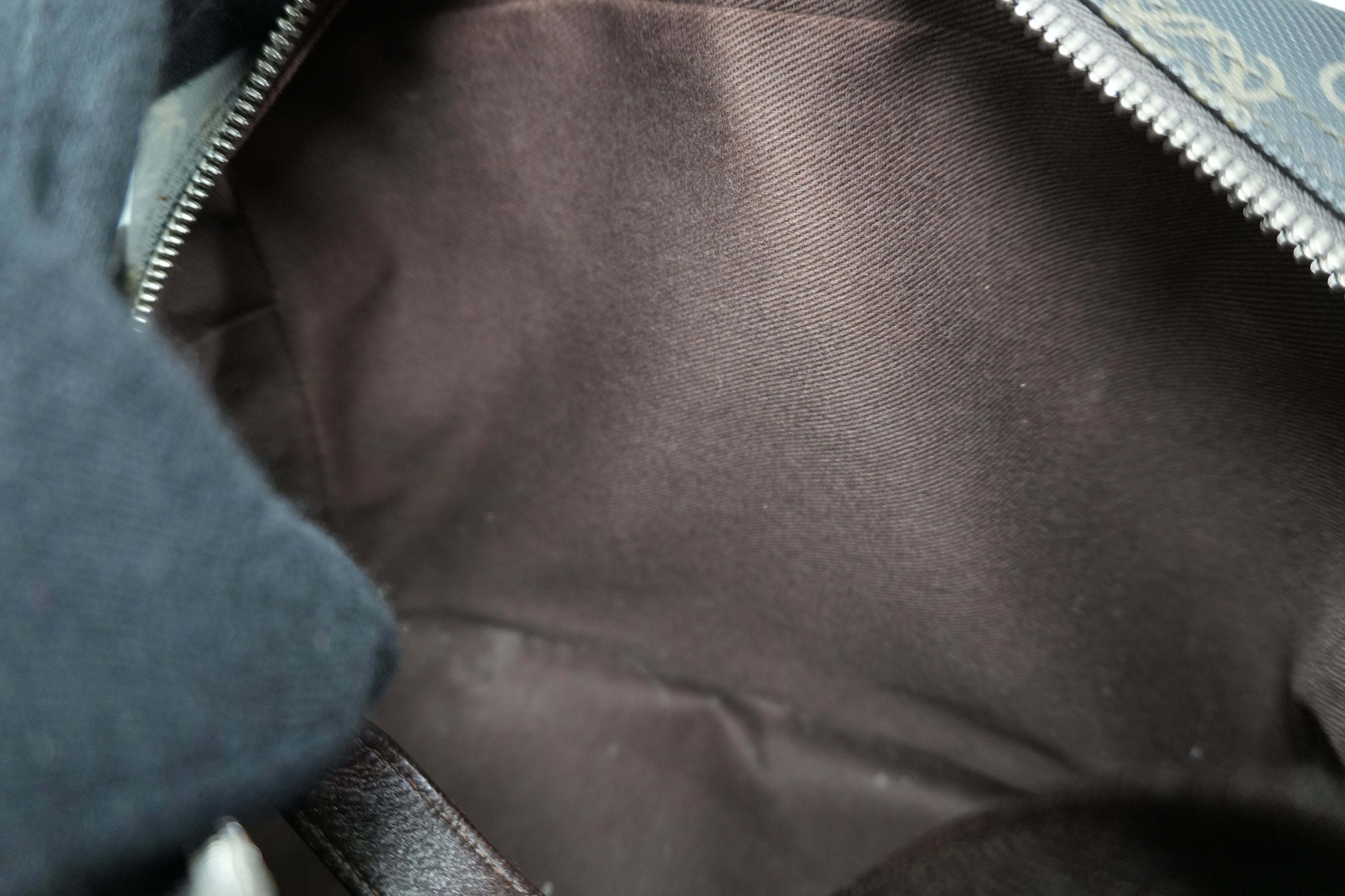 Pre-owned Loewe Analog Handbag with Pouch Black and Brown