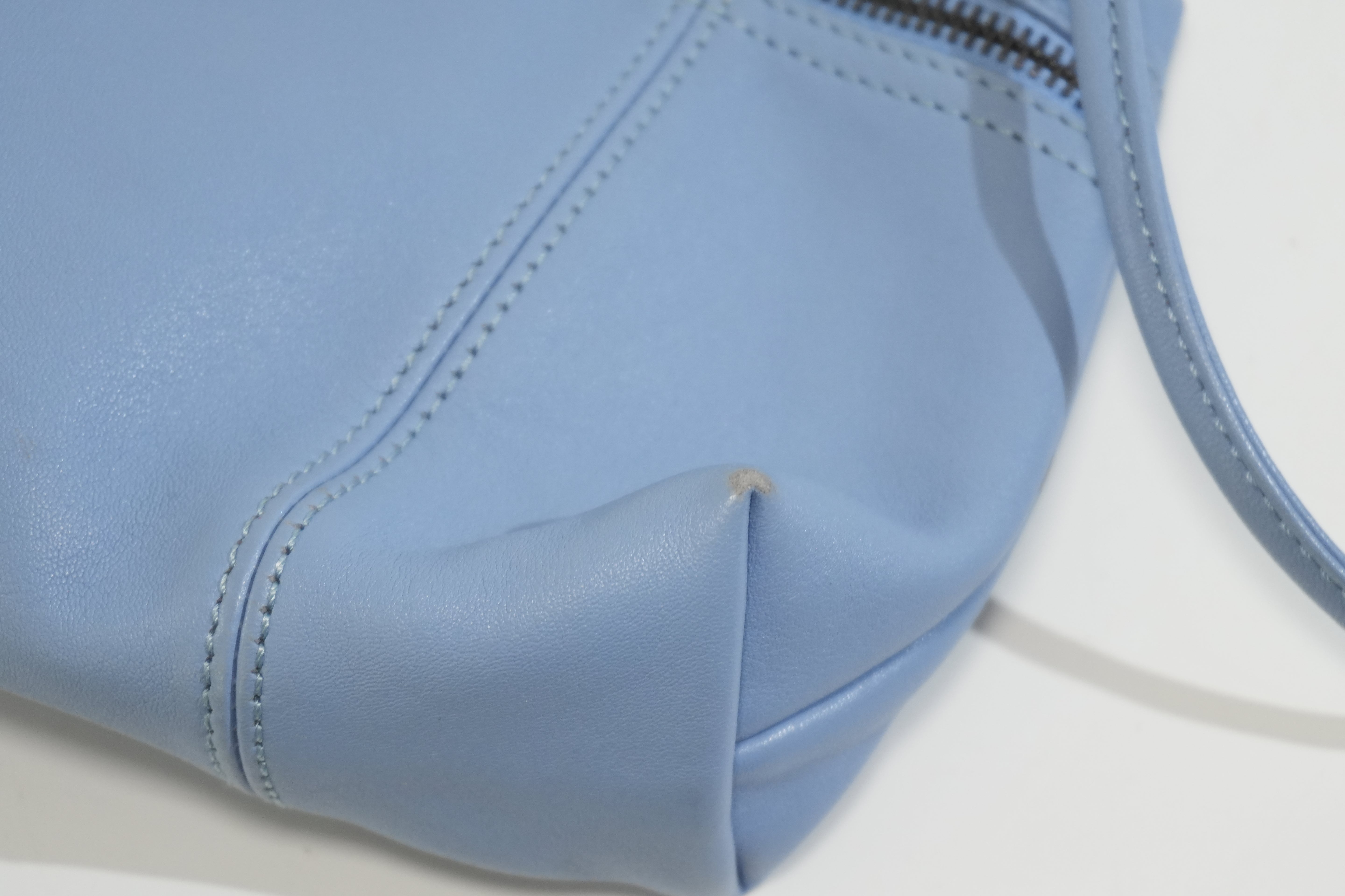 Pre-owned Longchamp Shoulder Bag Blue