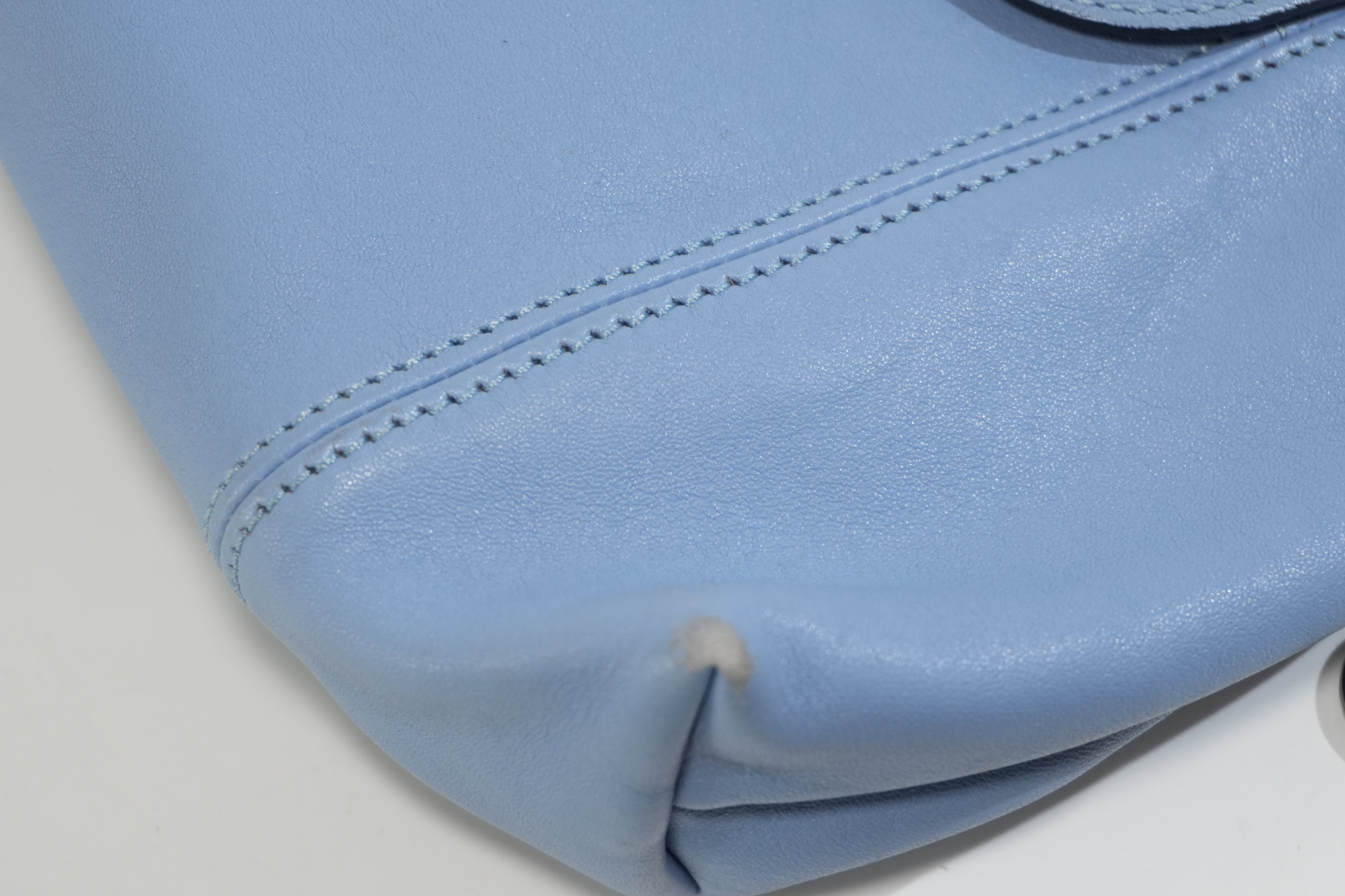 Pre-owned Longchamp Shoulder Bag Blue