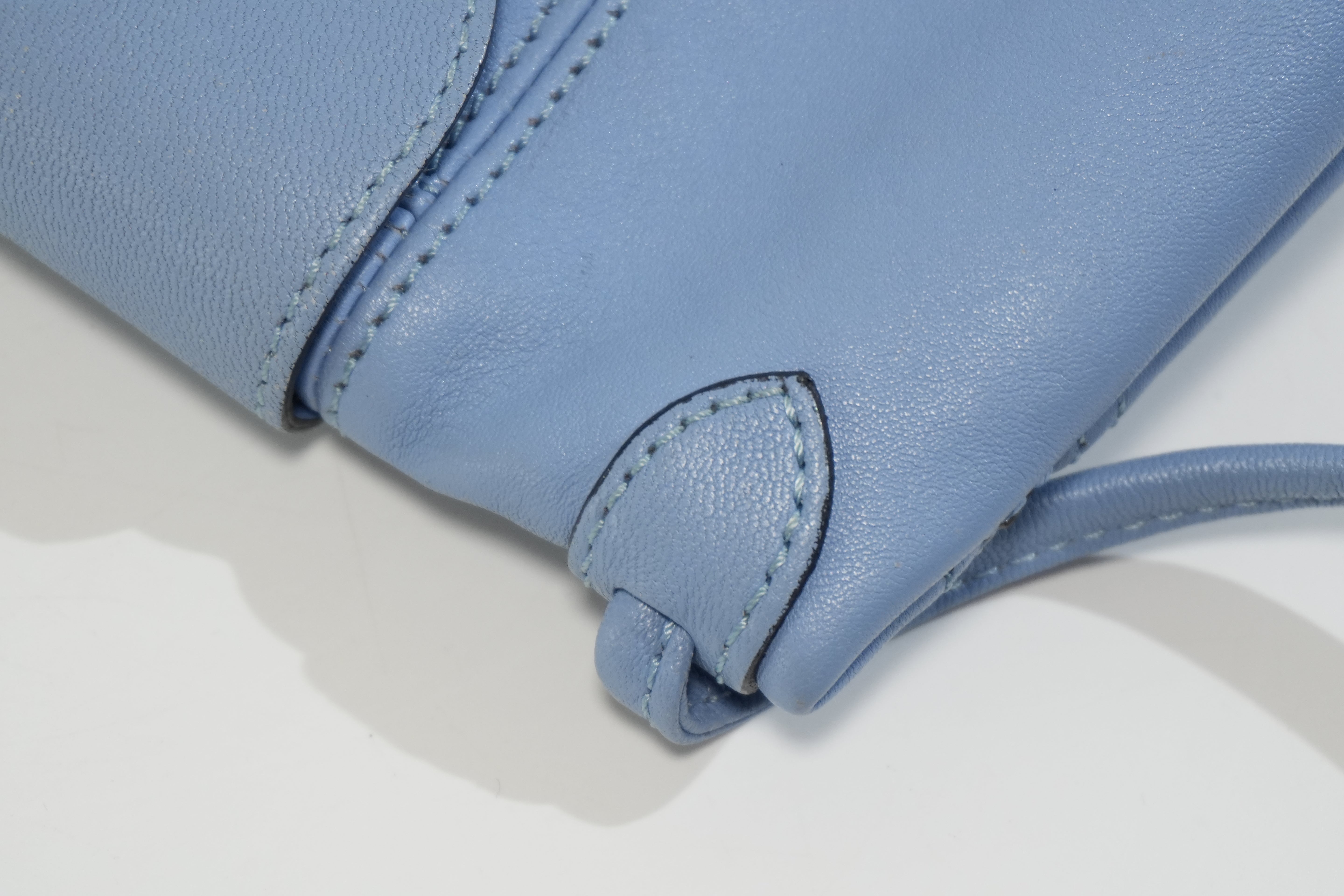 Pre-owned Longchamp Shoulder Bag Blue