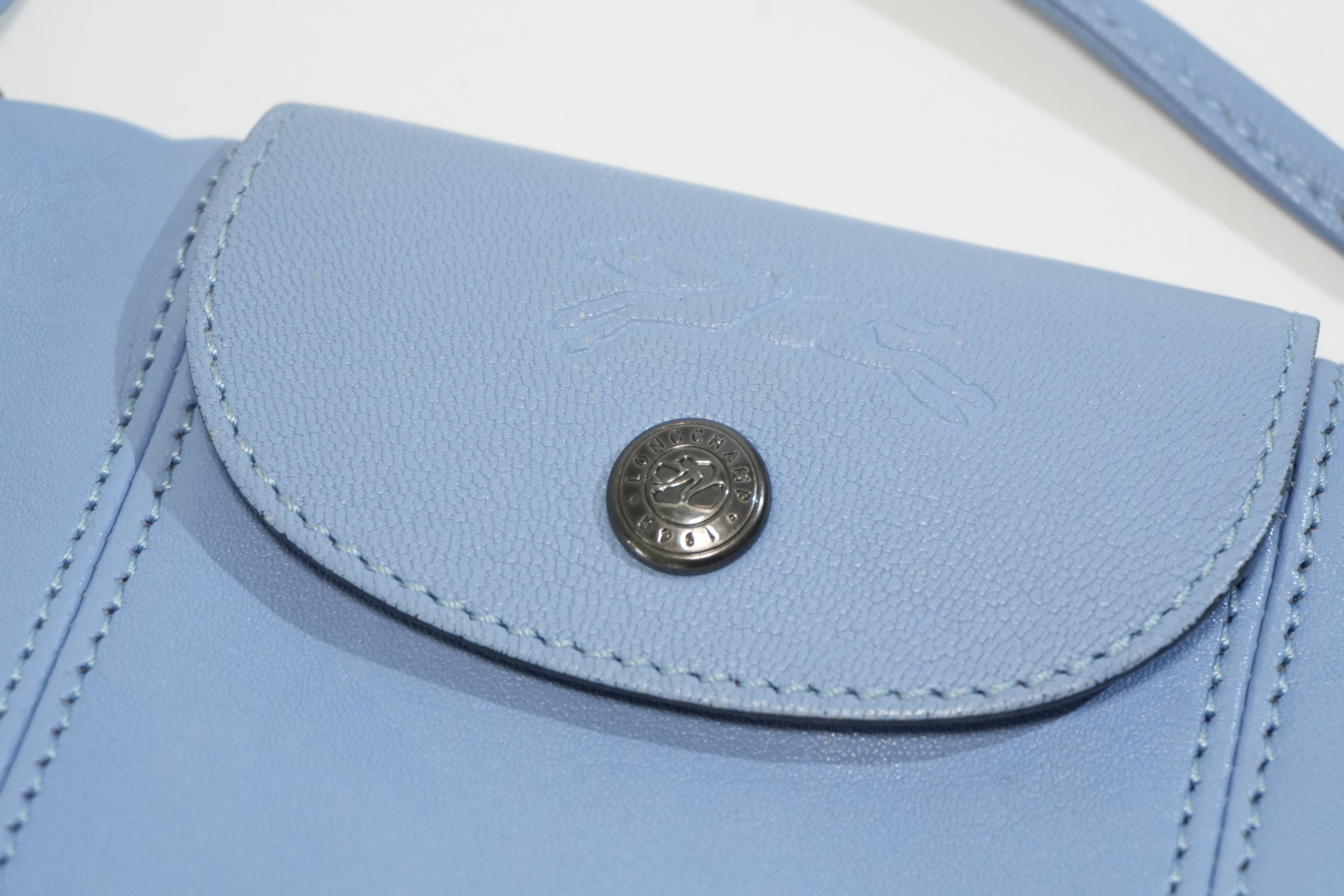 Pre-owned Longchamp Shoulder Bag Blue