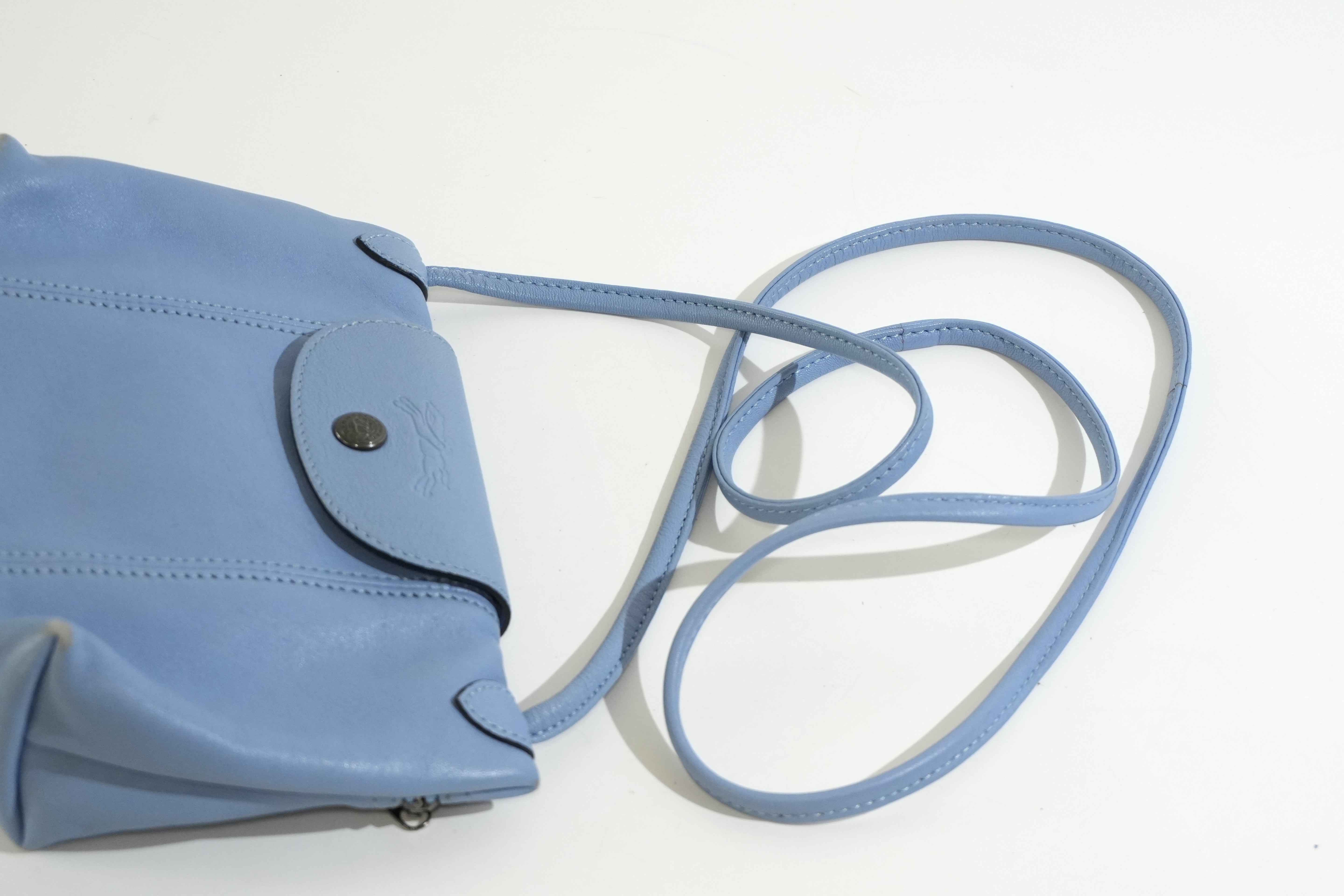 Pre-owned Longchamp Shoulder Bag Blue