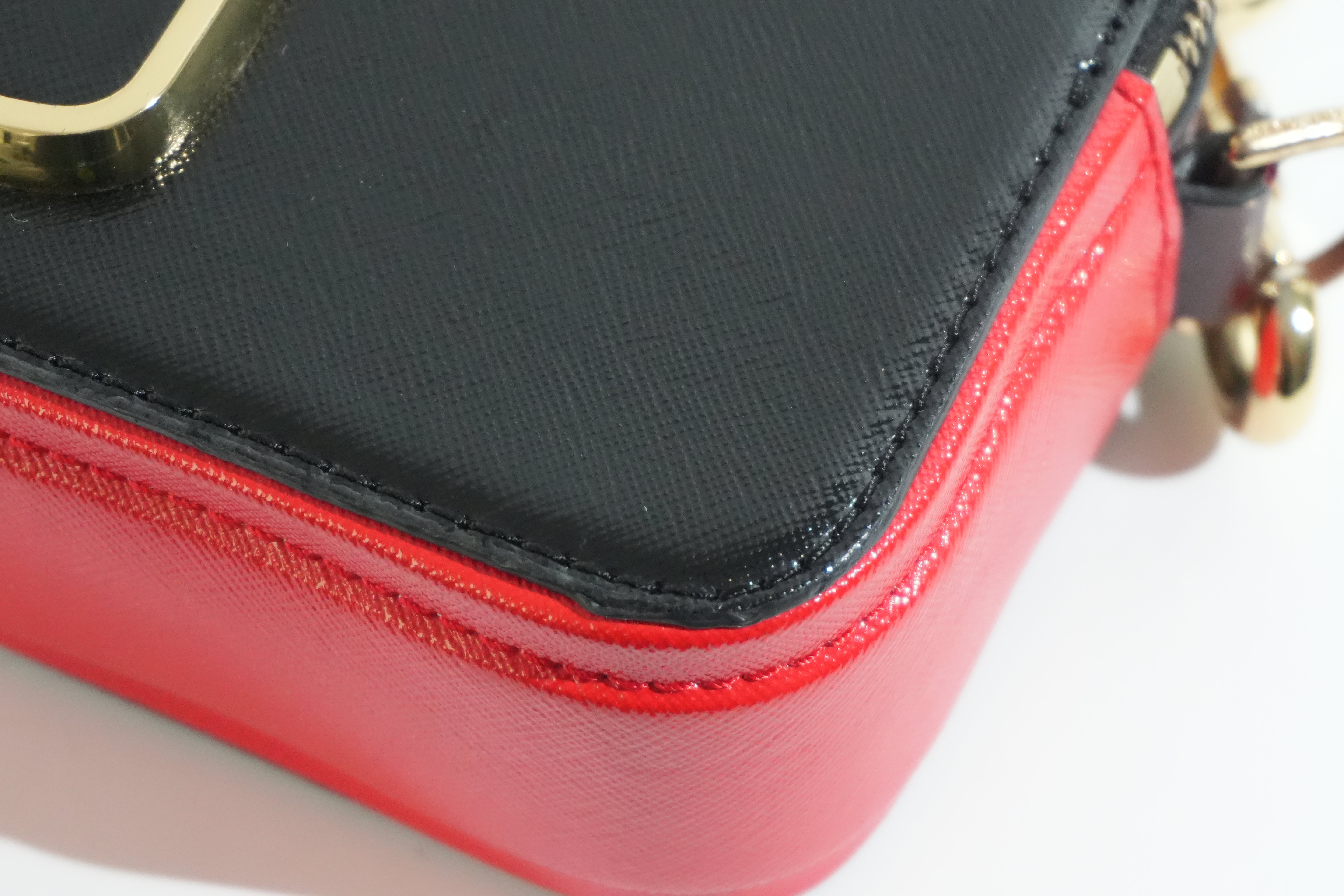 Pre-owned Marc Jacobs Snapshot Bag Black and Red