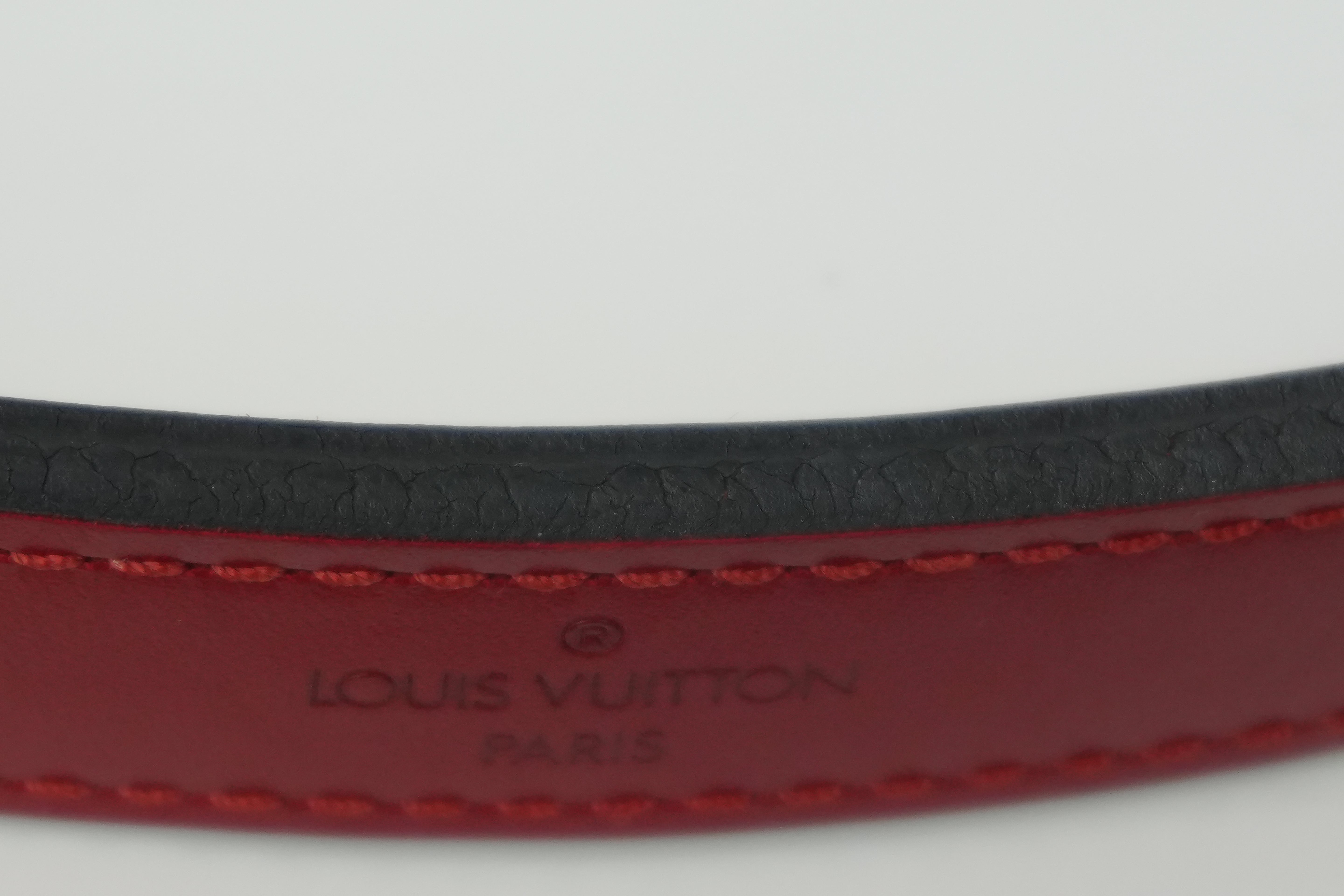 Louis Vuitton Noe GM Bucket Bag Epi Black and Red Used