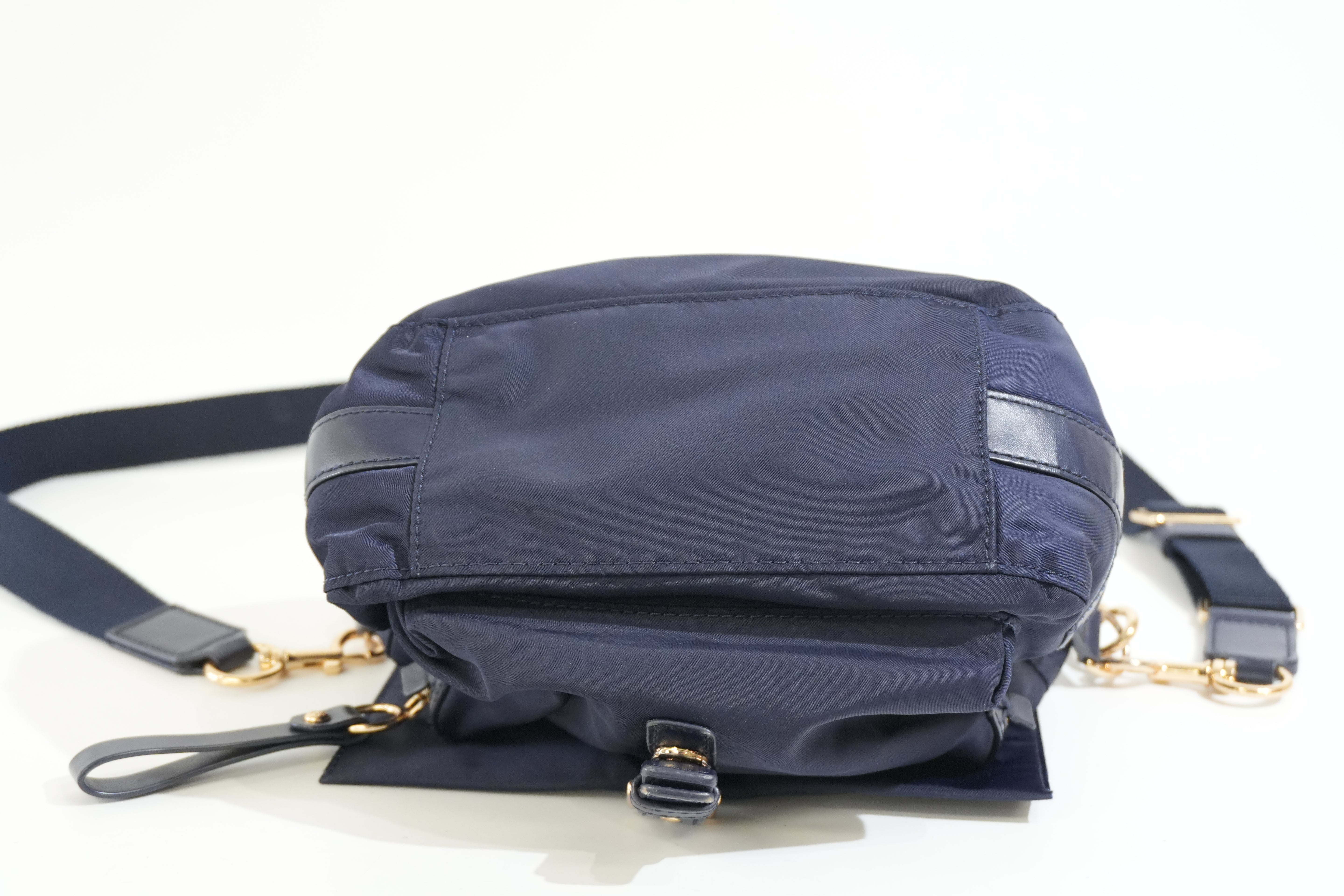 Pre-owned Tory Burch Crossbody Bag Blue