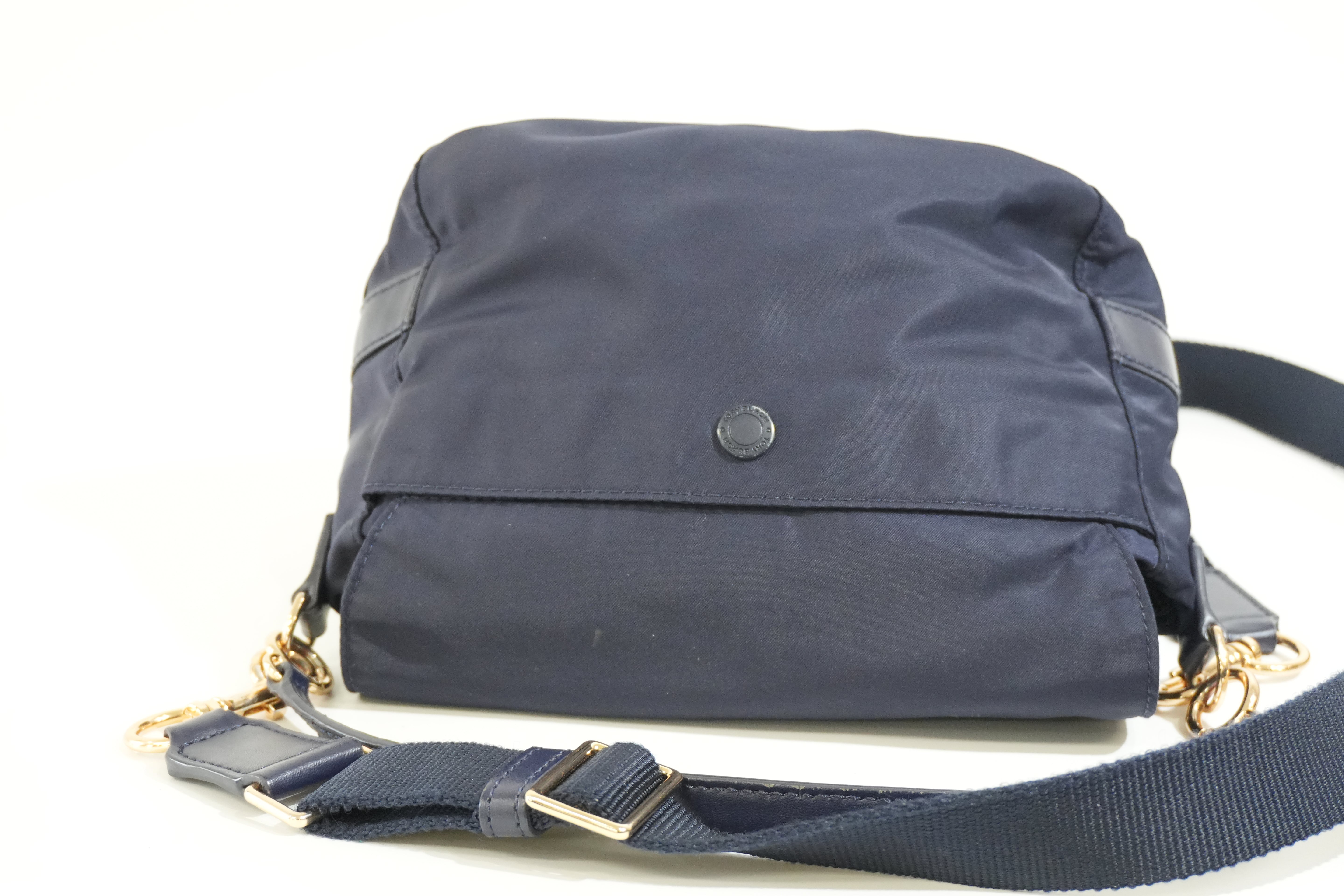 Pre-owned Tory Burch Crossbody Bag Blue