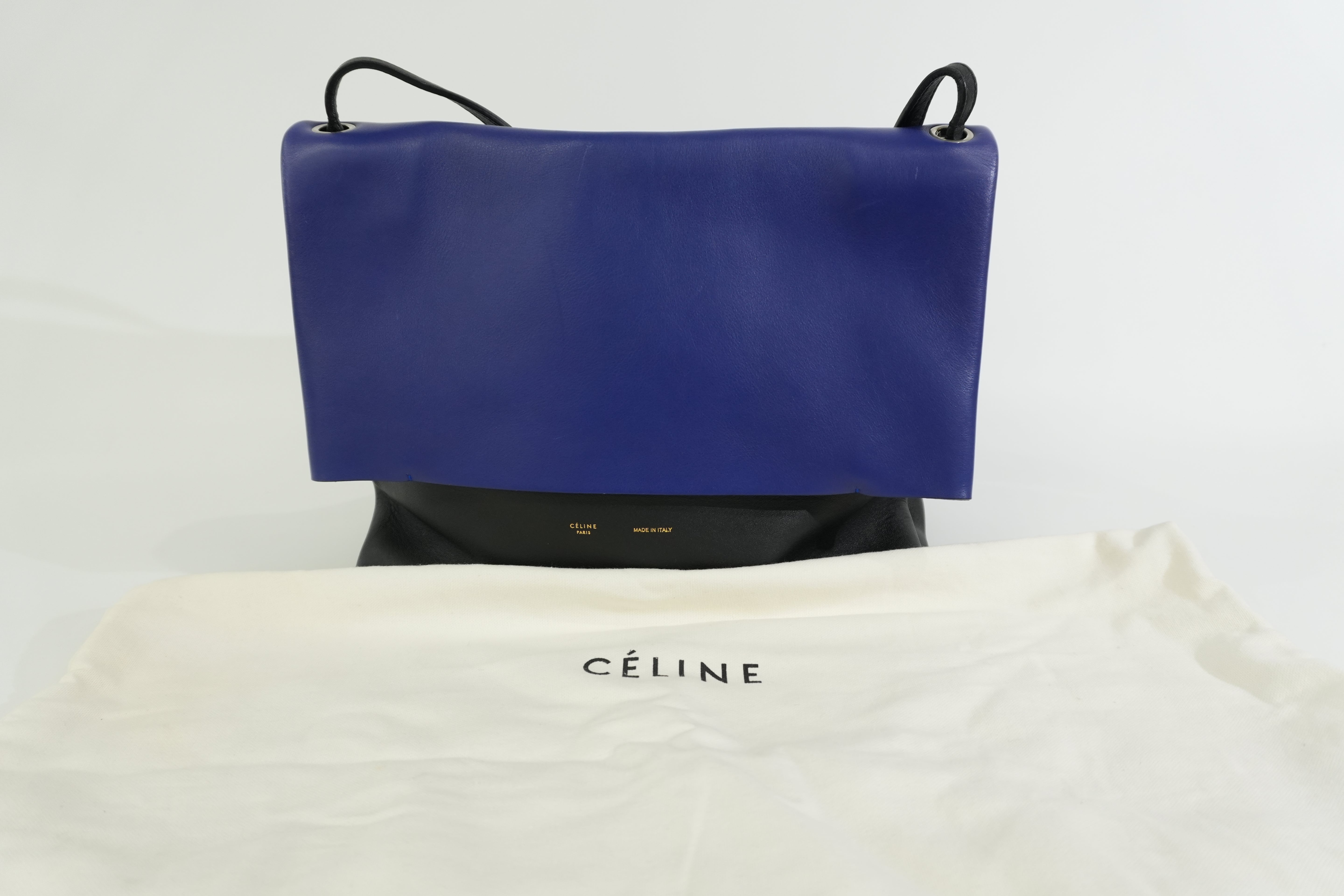 Pre-owned Celine All Soft Tricolor Tote Bag Blue