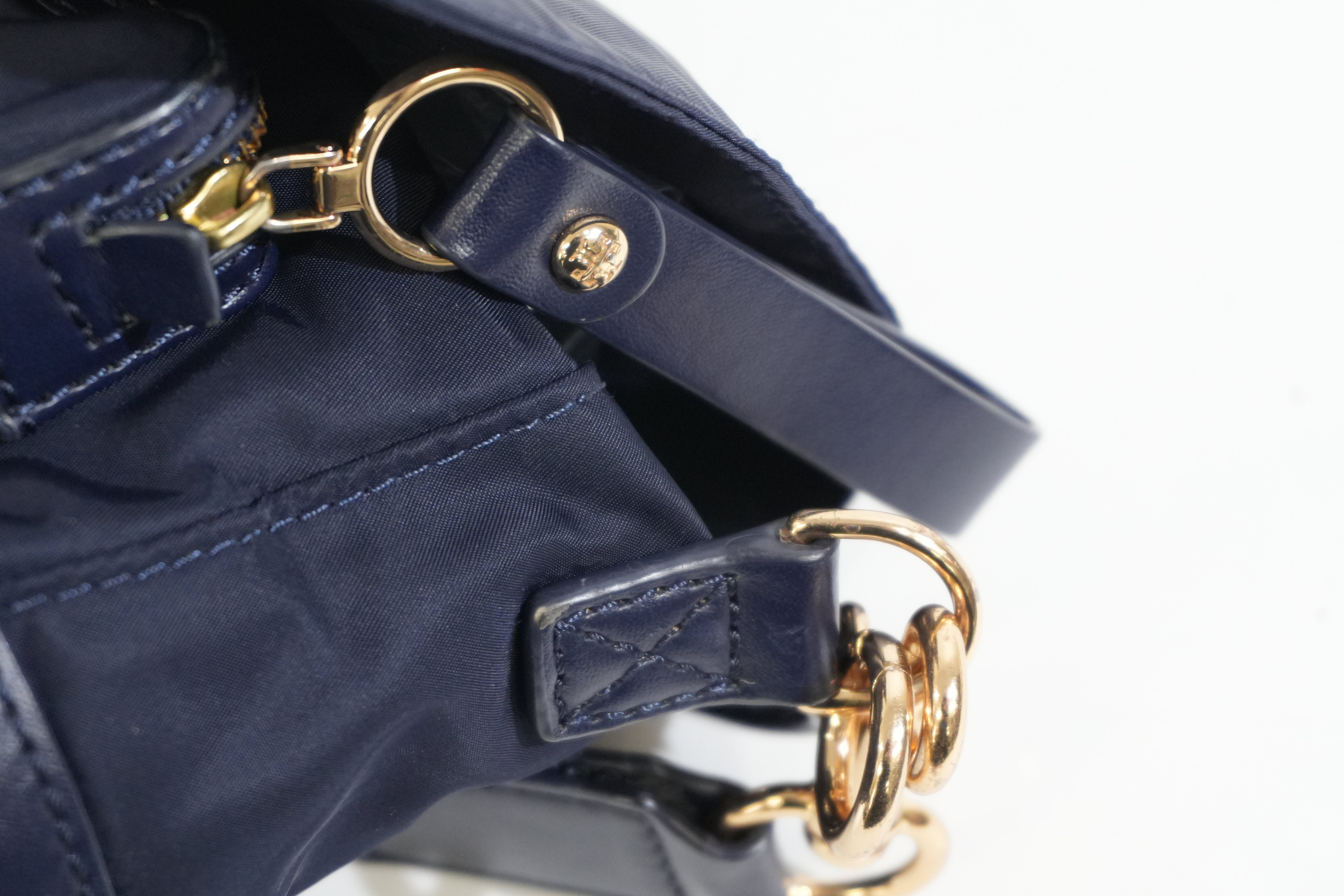 Pre-owned Tory Burch Crossbody Bag Blue