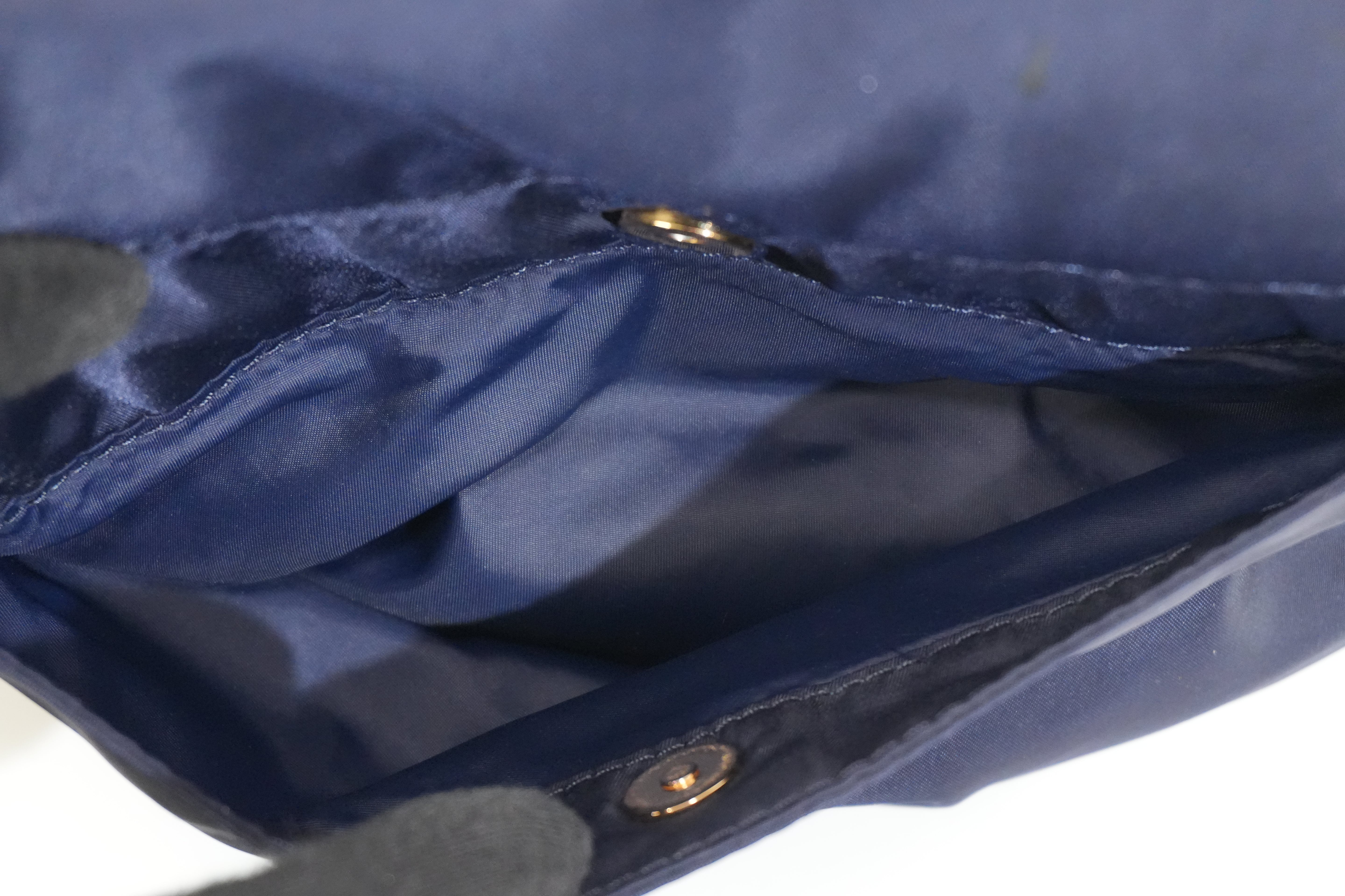 Pre-owned Tory Burch Crossbody Bag Blue