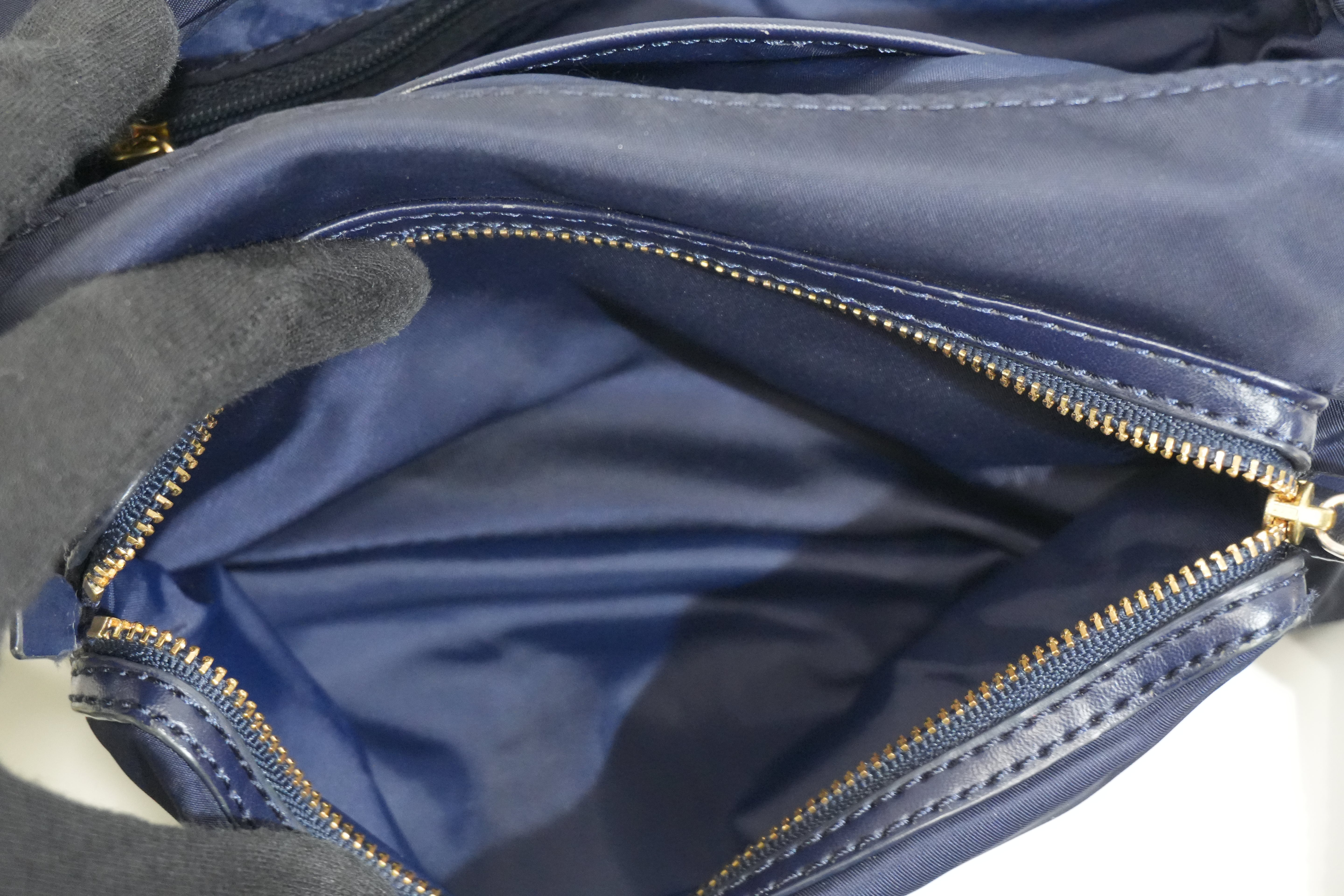 Pre-owned Tory Burch Crossbody Bag Blue