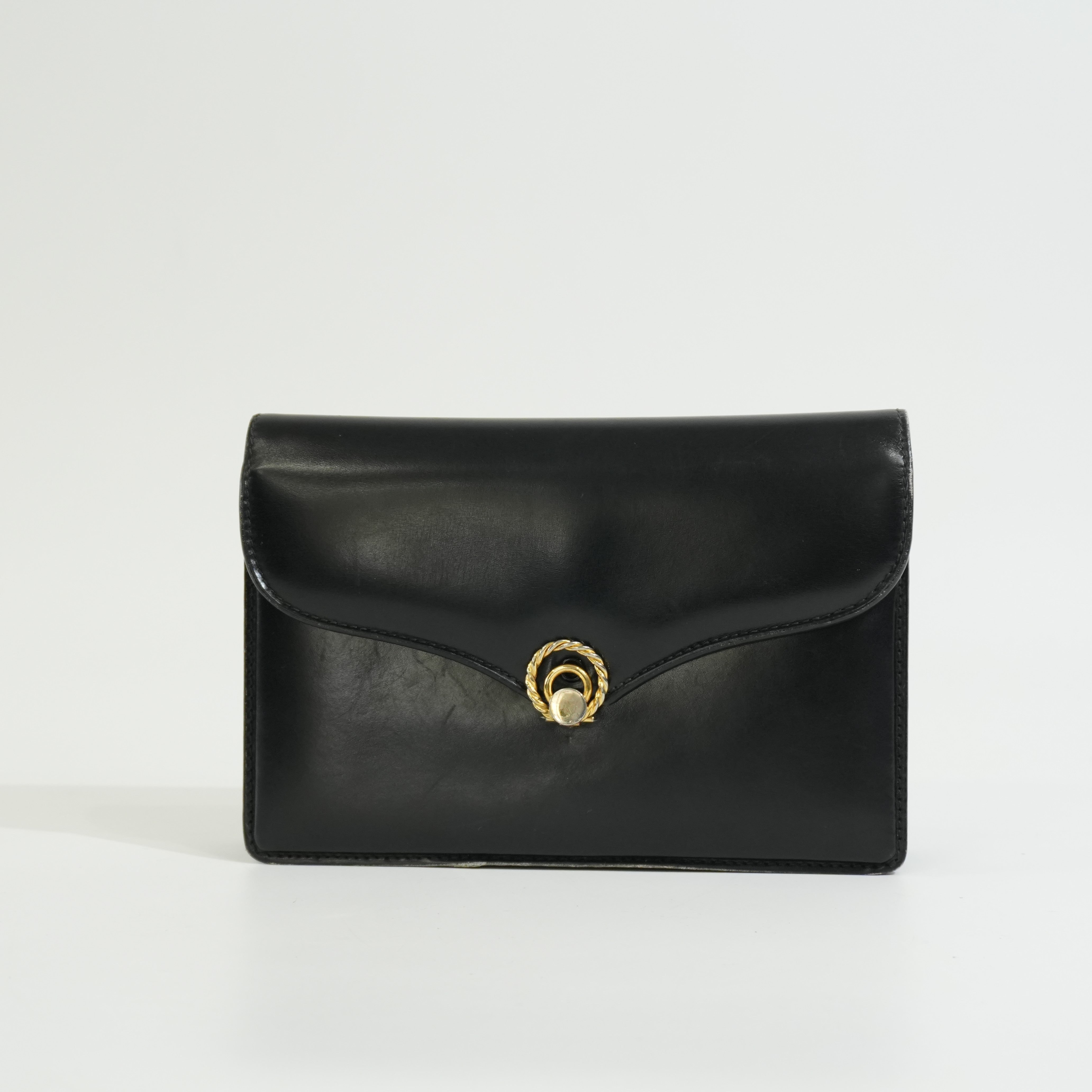 Pre-owned Gucci Clutch Bag Black