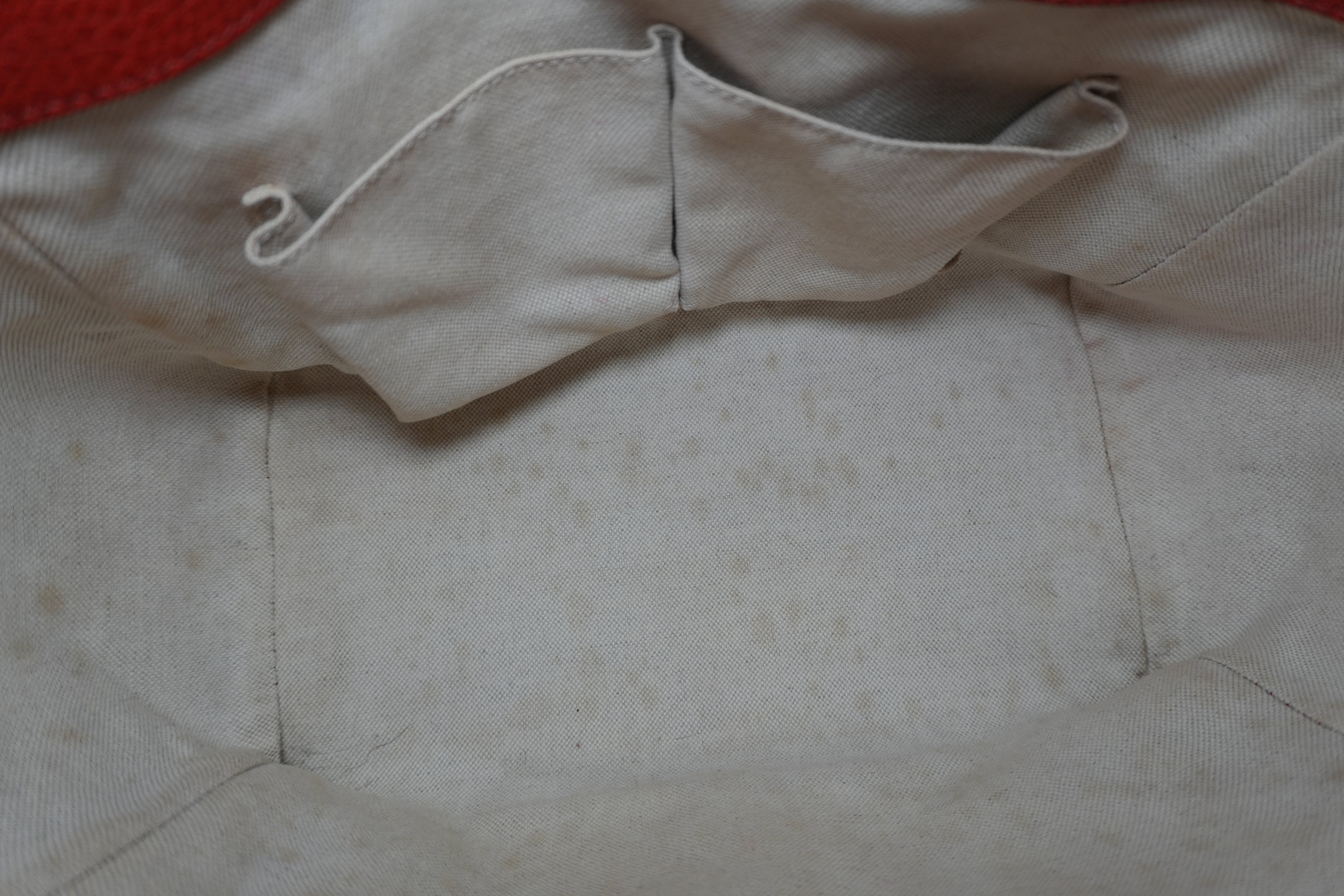 Gucci Swing Tote Bag Leather Red Used