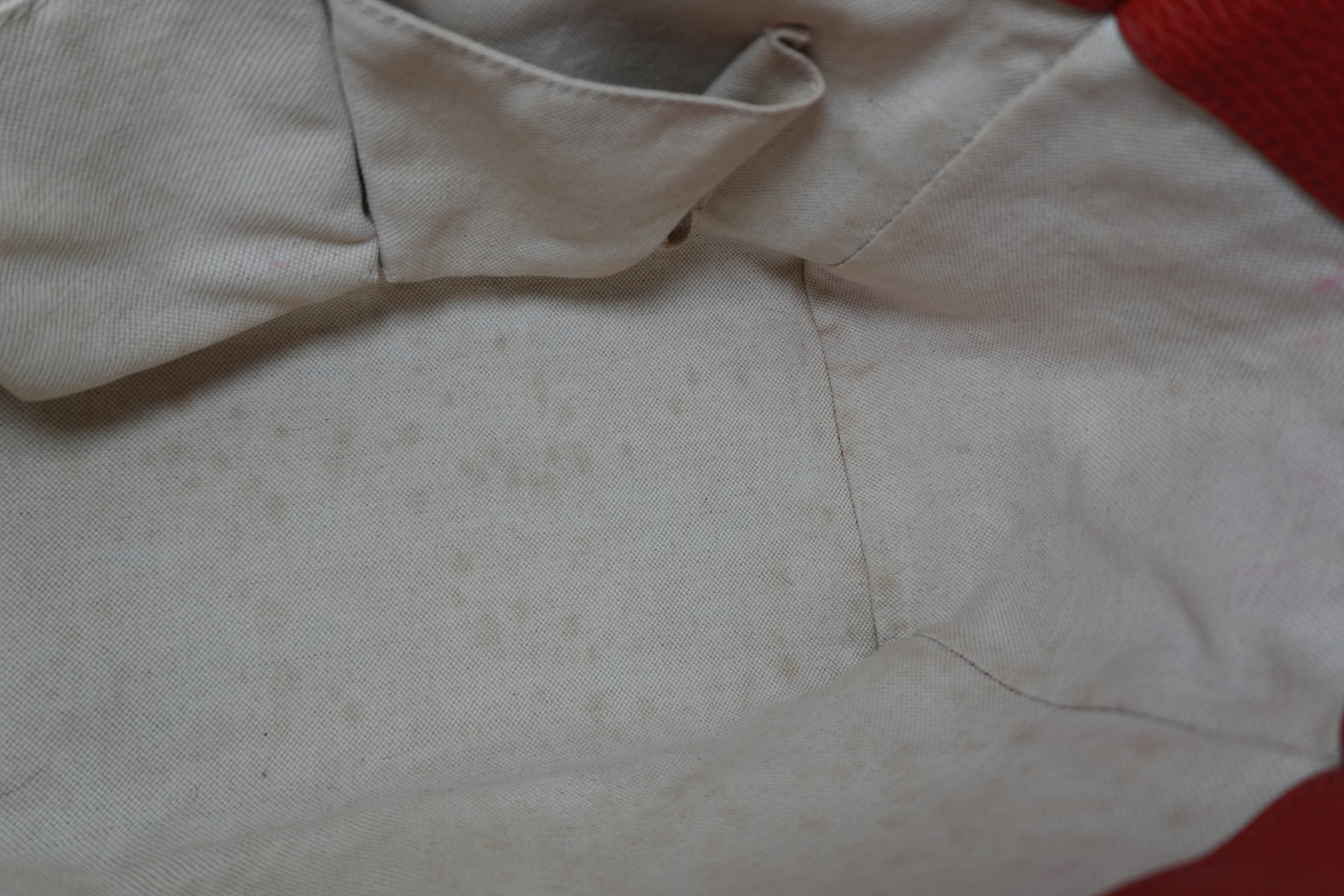 Gucci Swing Tote Bag Leather Red Used