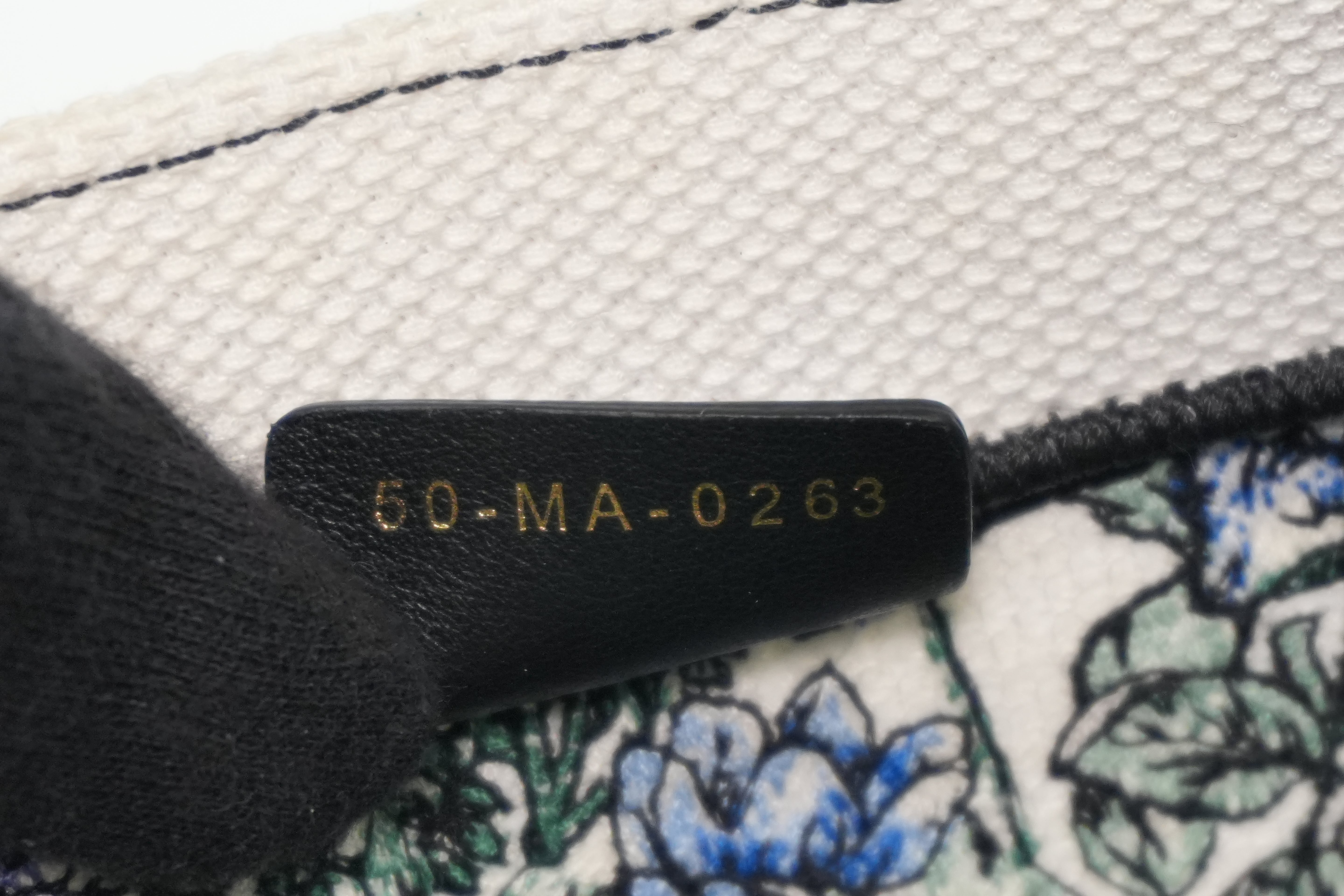 Christian Dior Canvas Book Tote Bag Multicolor Small Used