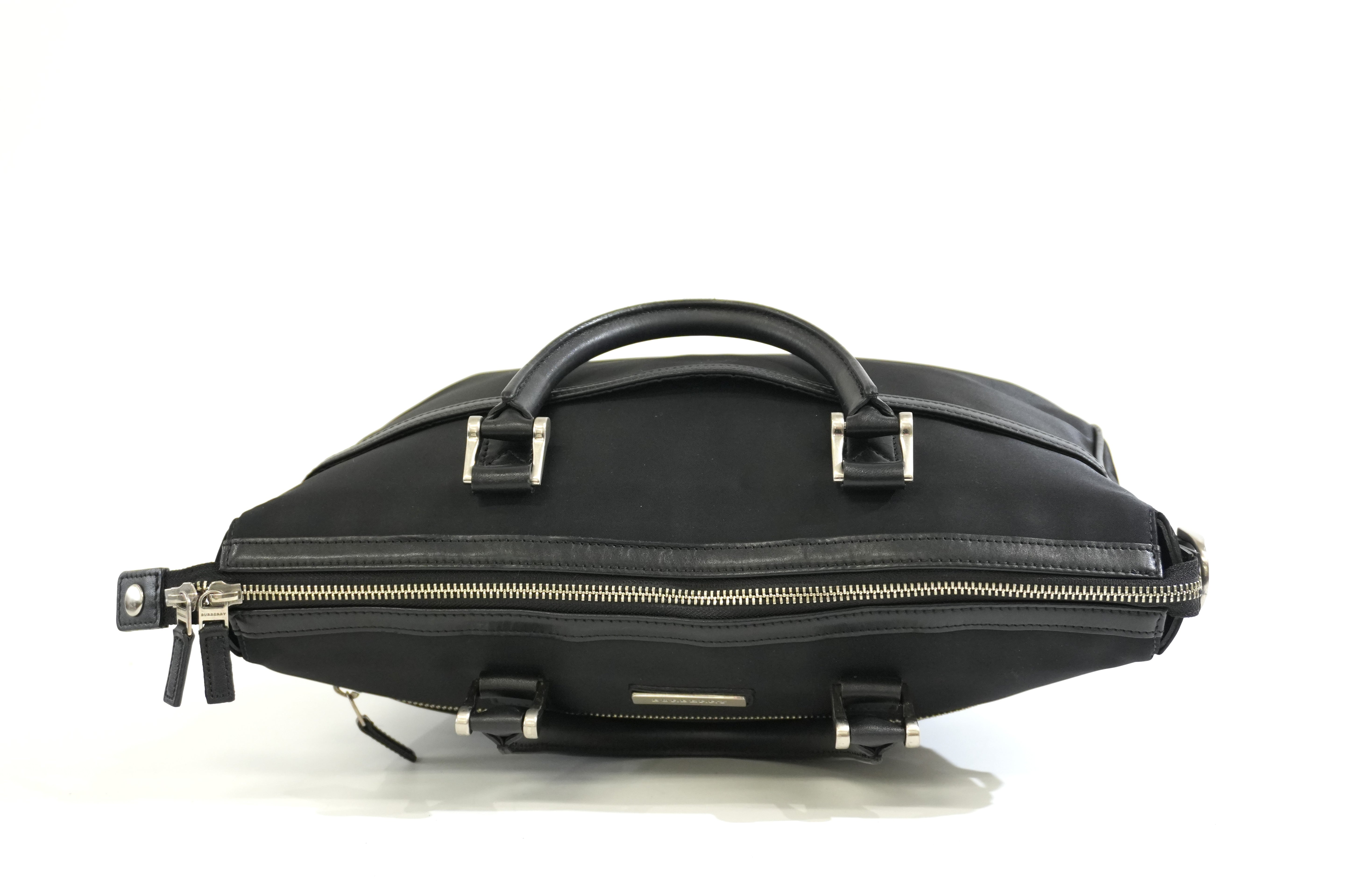 Pre-owned Burberry Briefcase Handbag Black