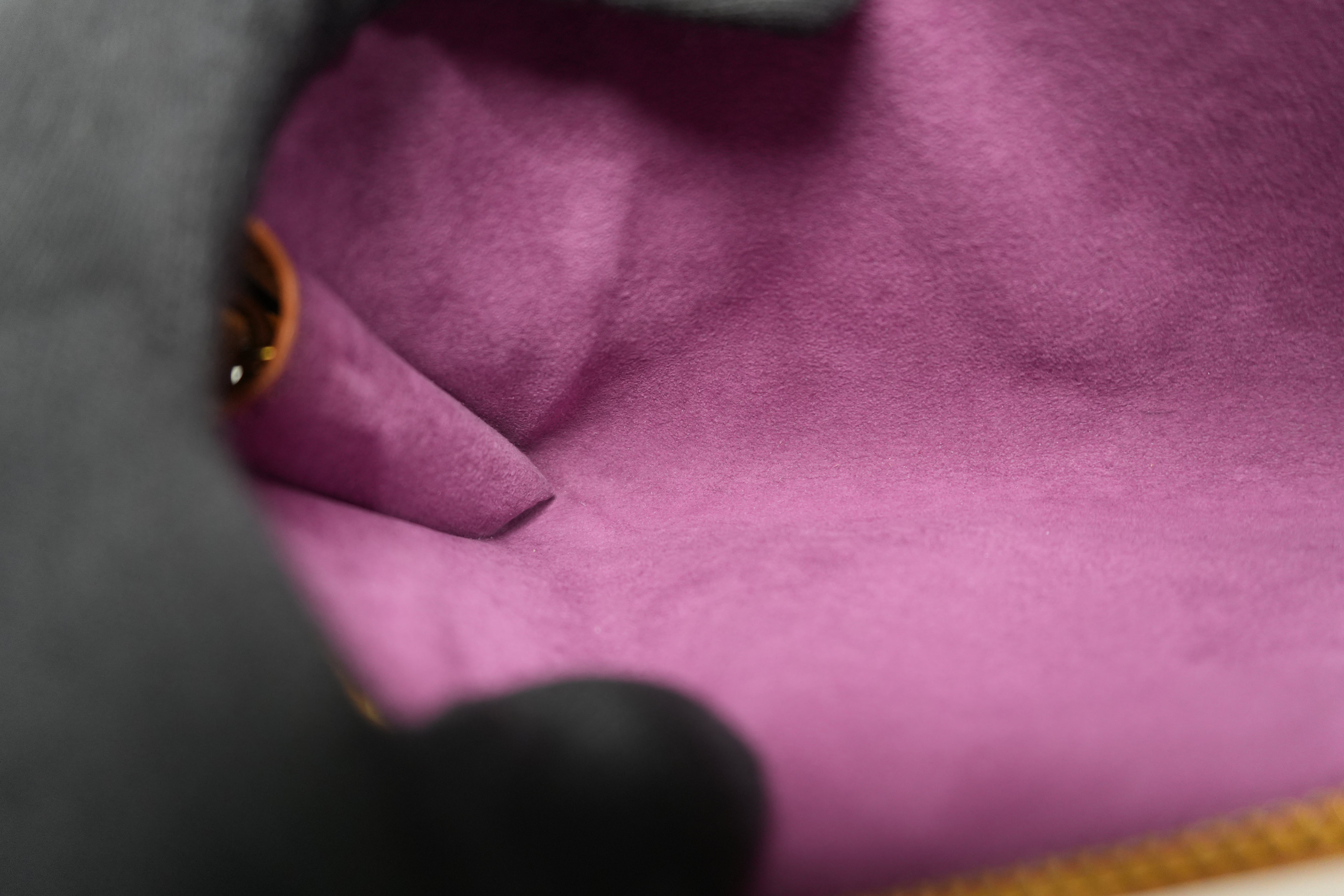 Pre-owned Louis Vuitton Epi Pochette Accessories Yellow