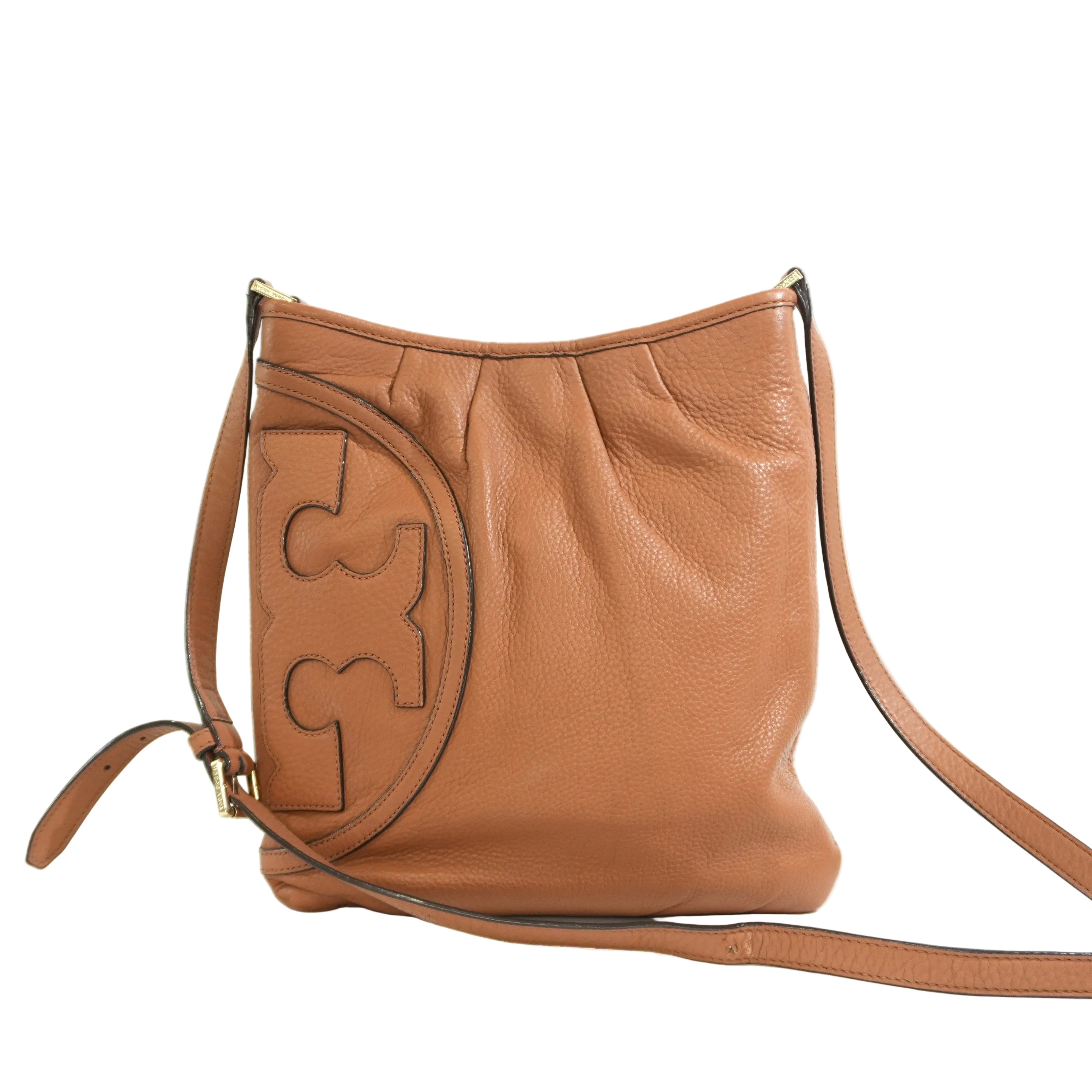 Pre-owned Tory Burch Crossbody Bag Brown