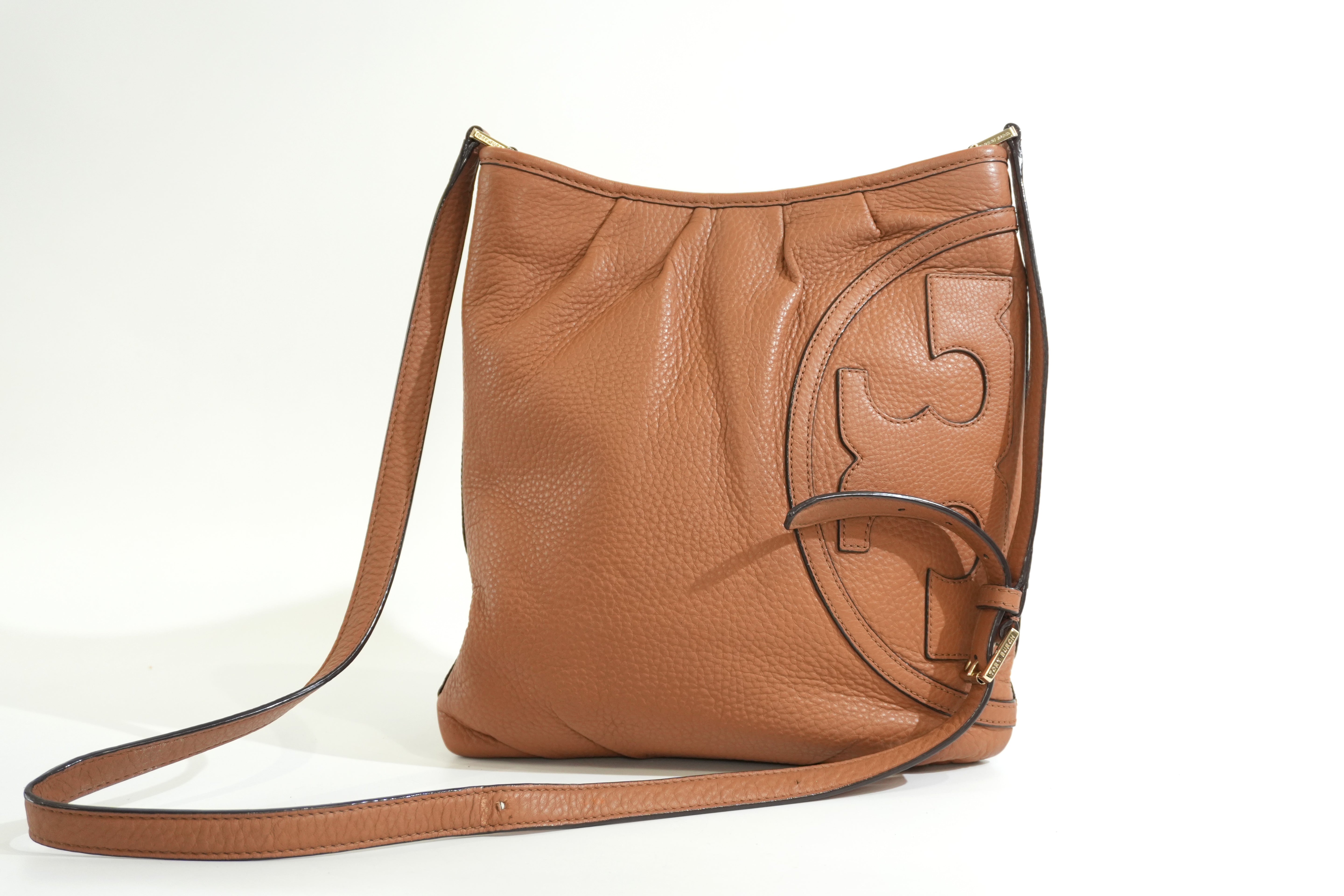 Pre-owned Tory Burch Crossbody Bag Brown