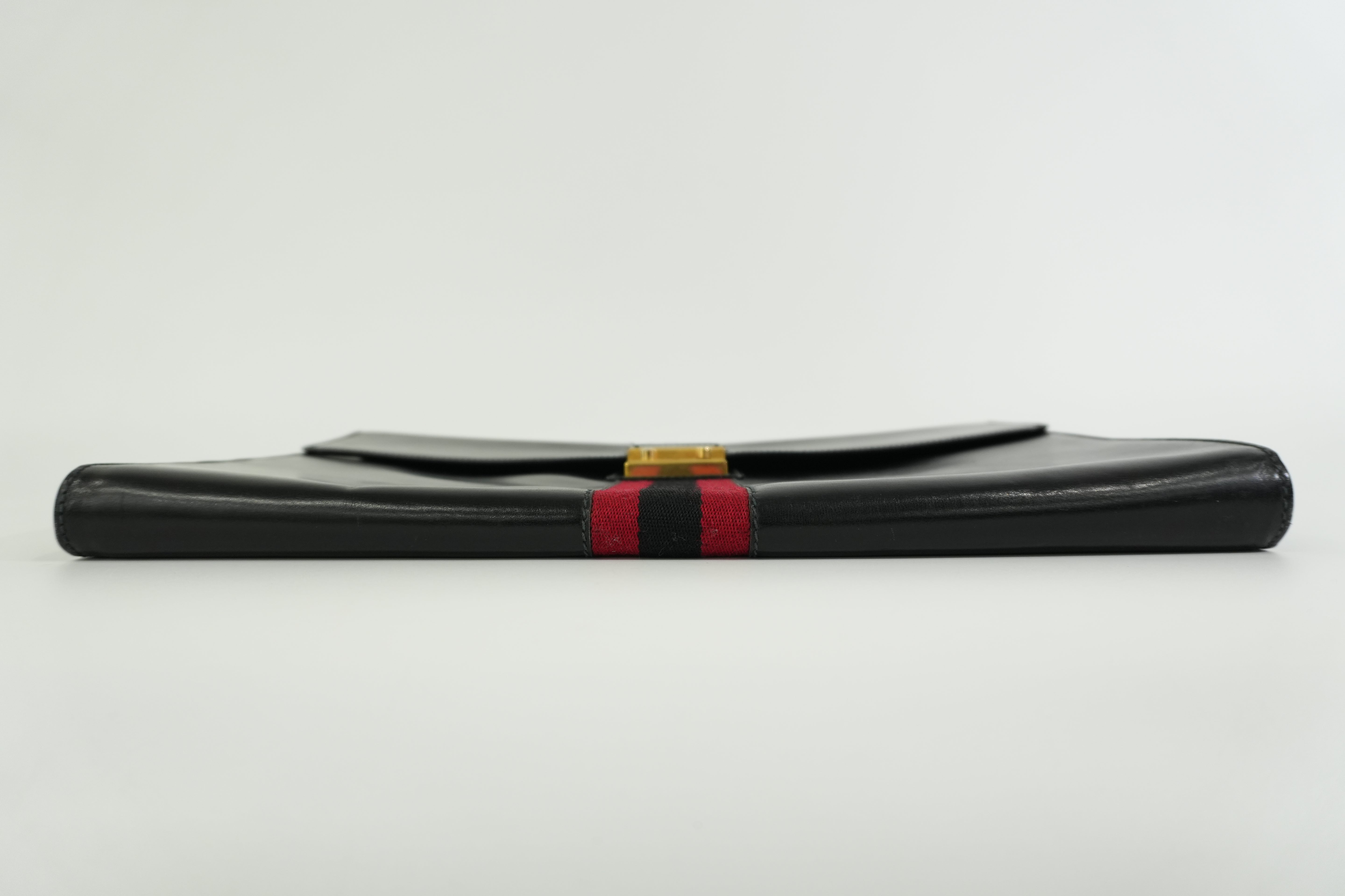 Pre-owned Gucci Laptop Case Black