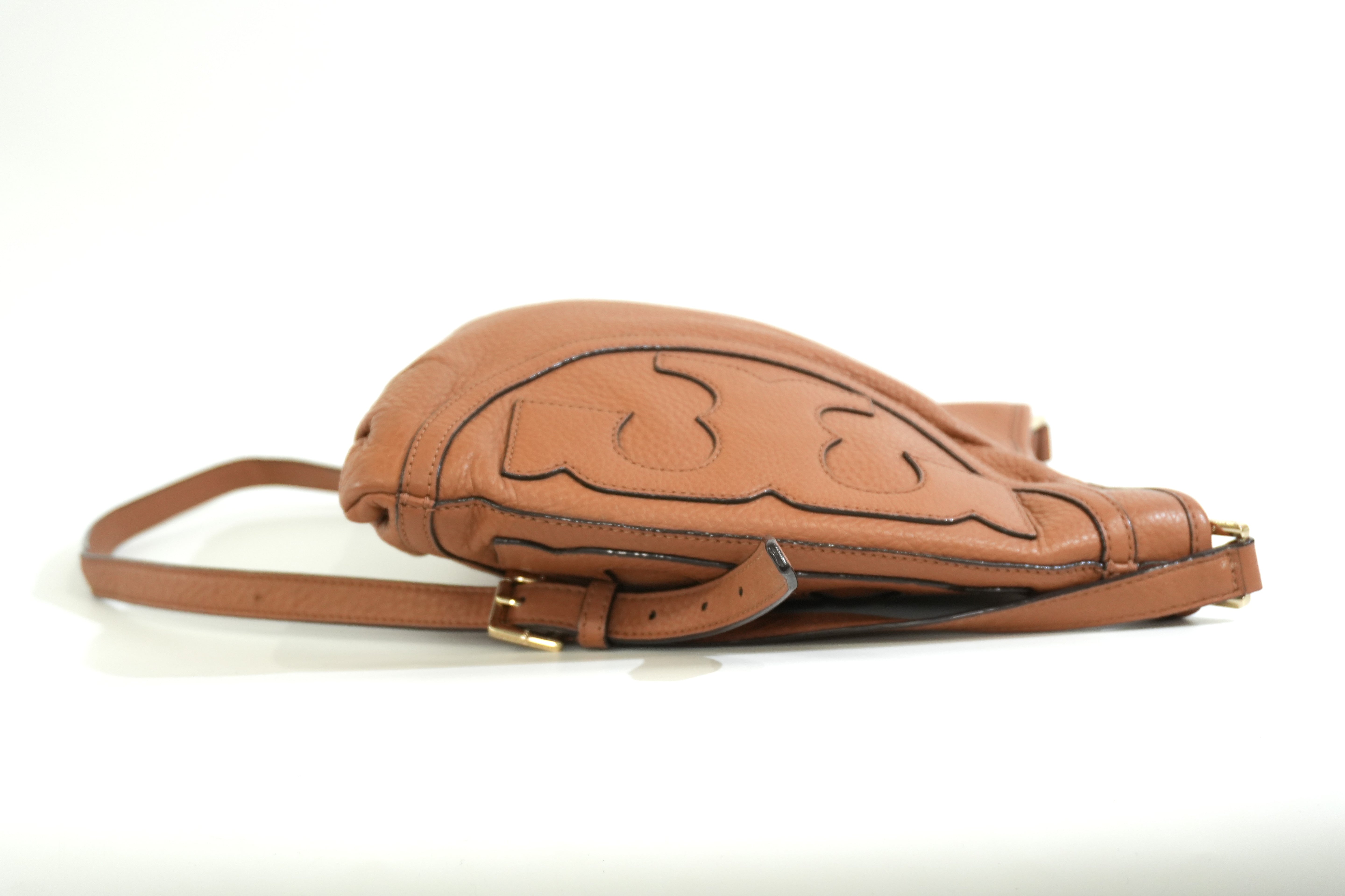 Pre-owned Tory Burch Crossbody Bag Brown