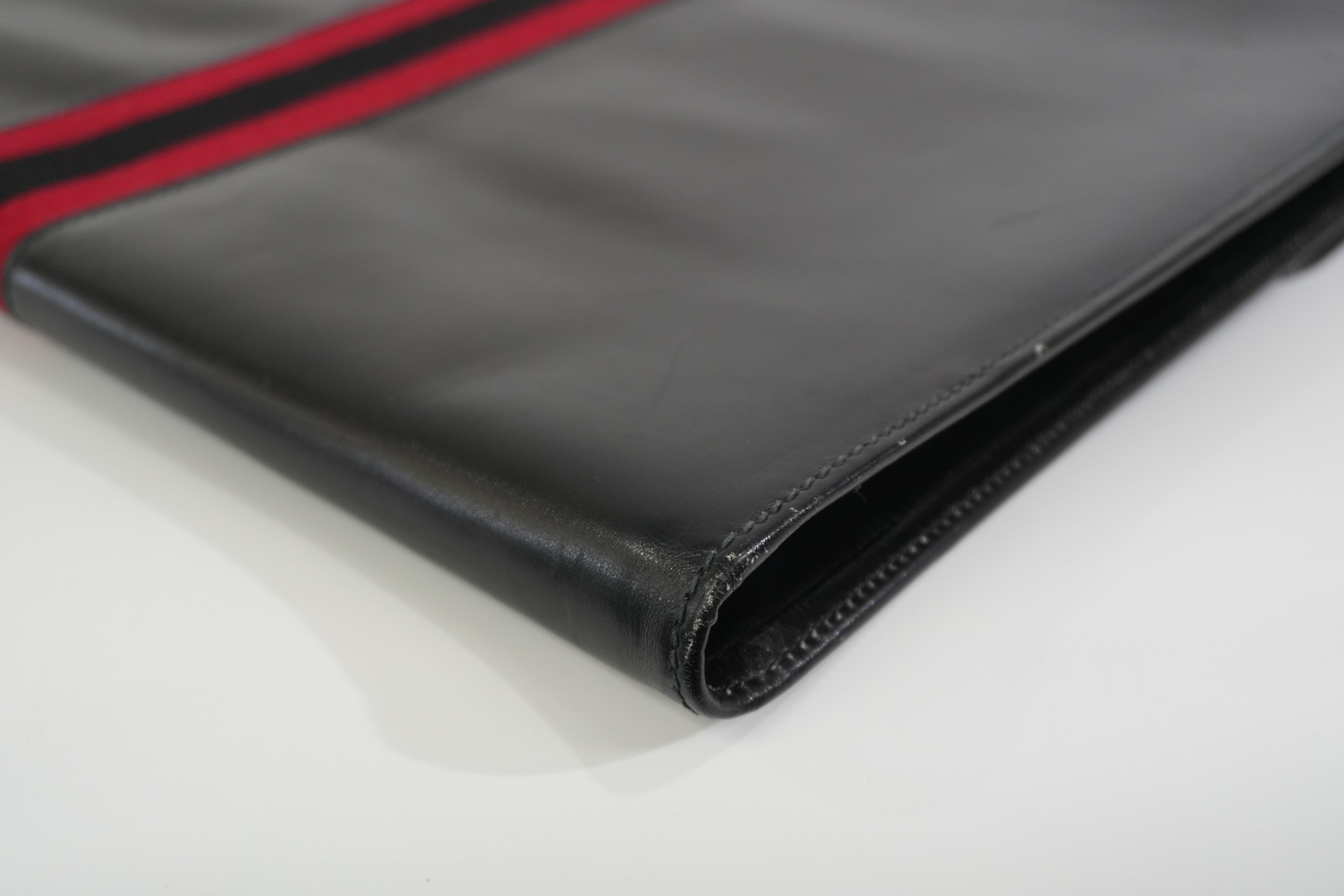 Pre-owned Gucci Laptop Case Black