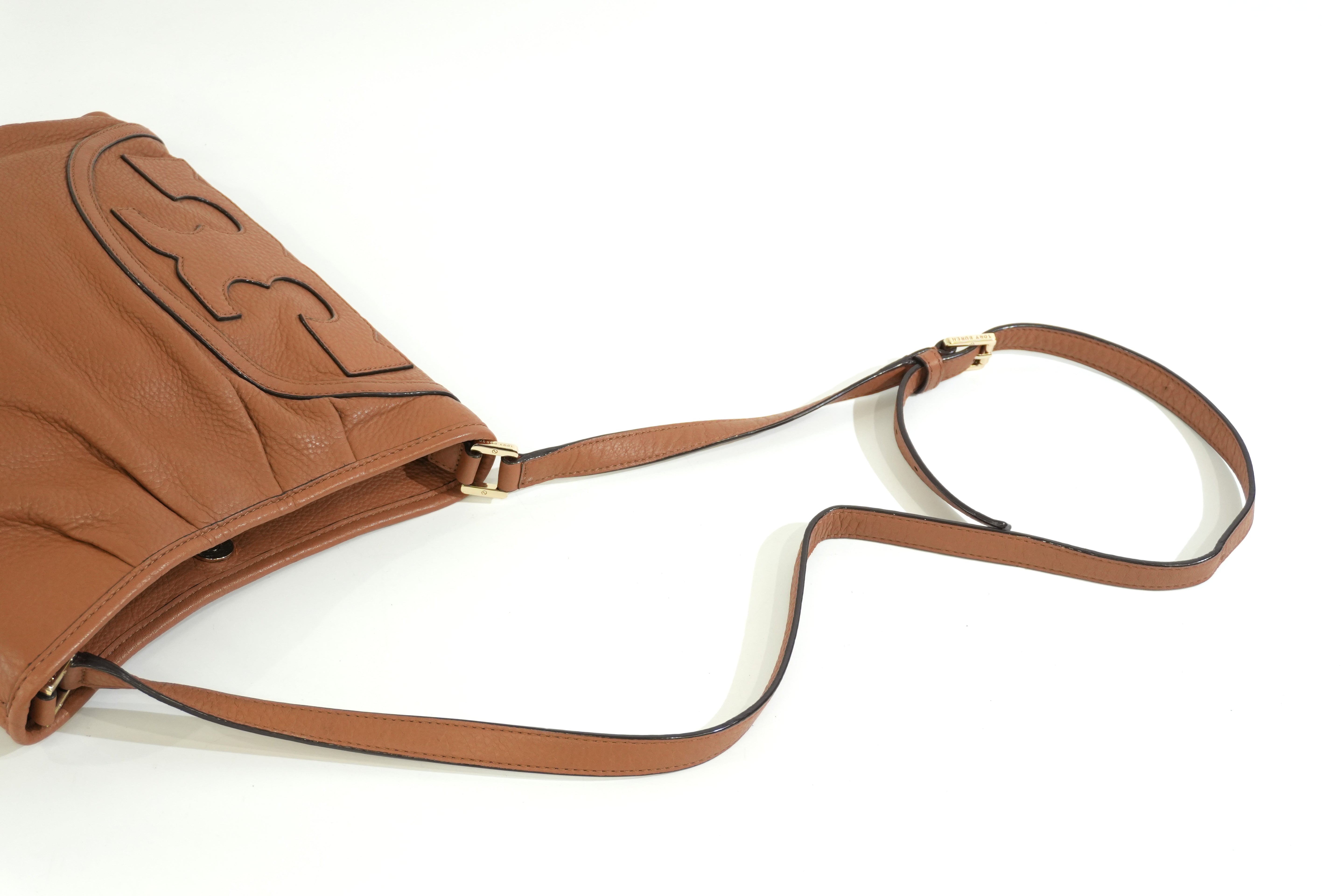 Pre-owned Tory Burch Crossbody Bag Brown
