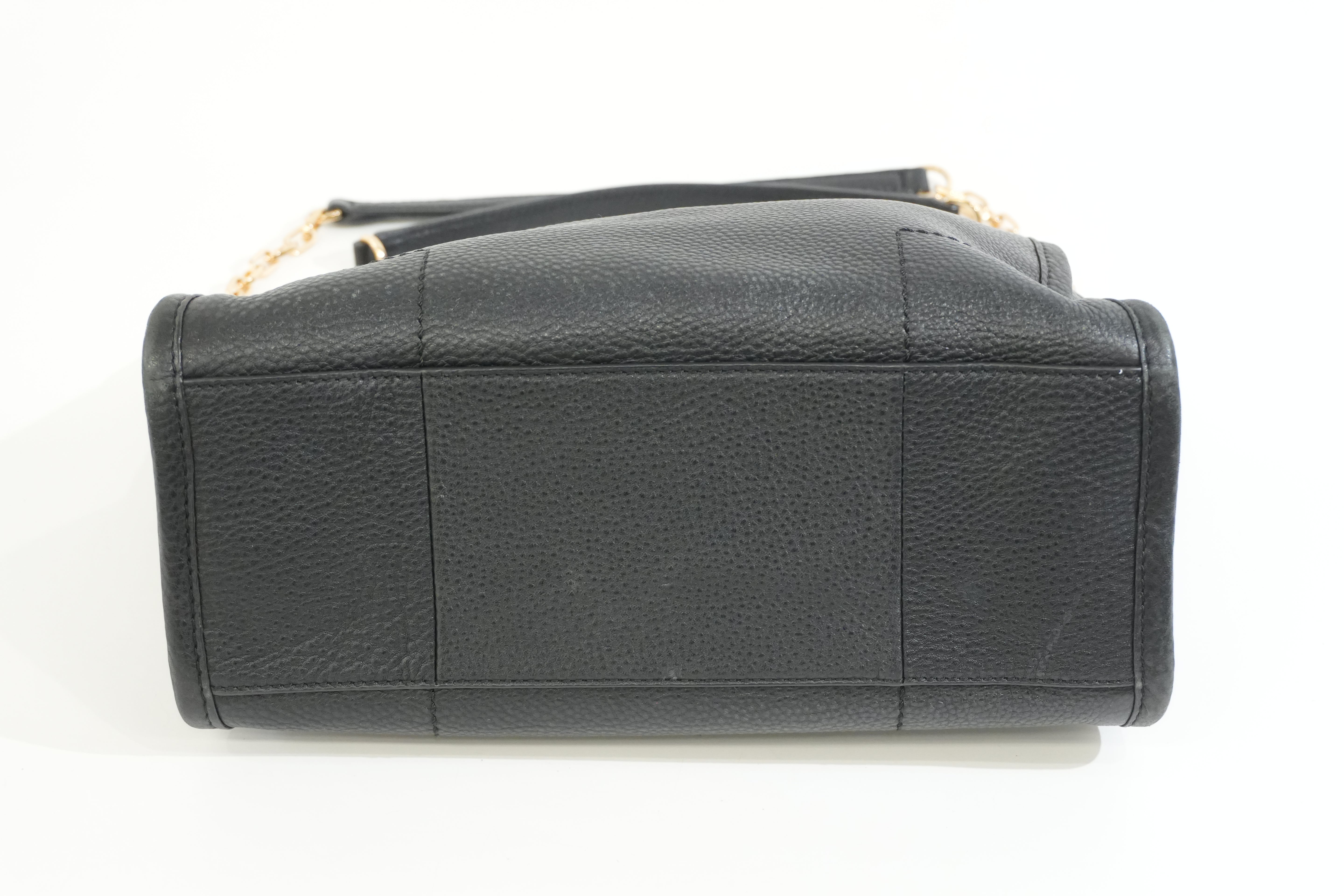 Pre-owned Tory Burch Chain Tote Bag Black