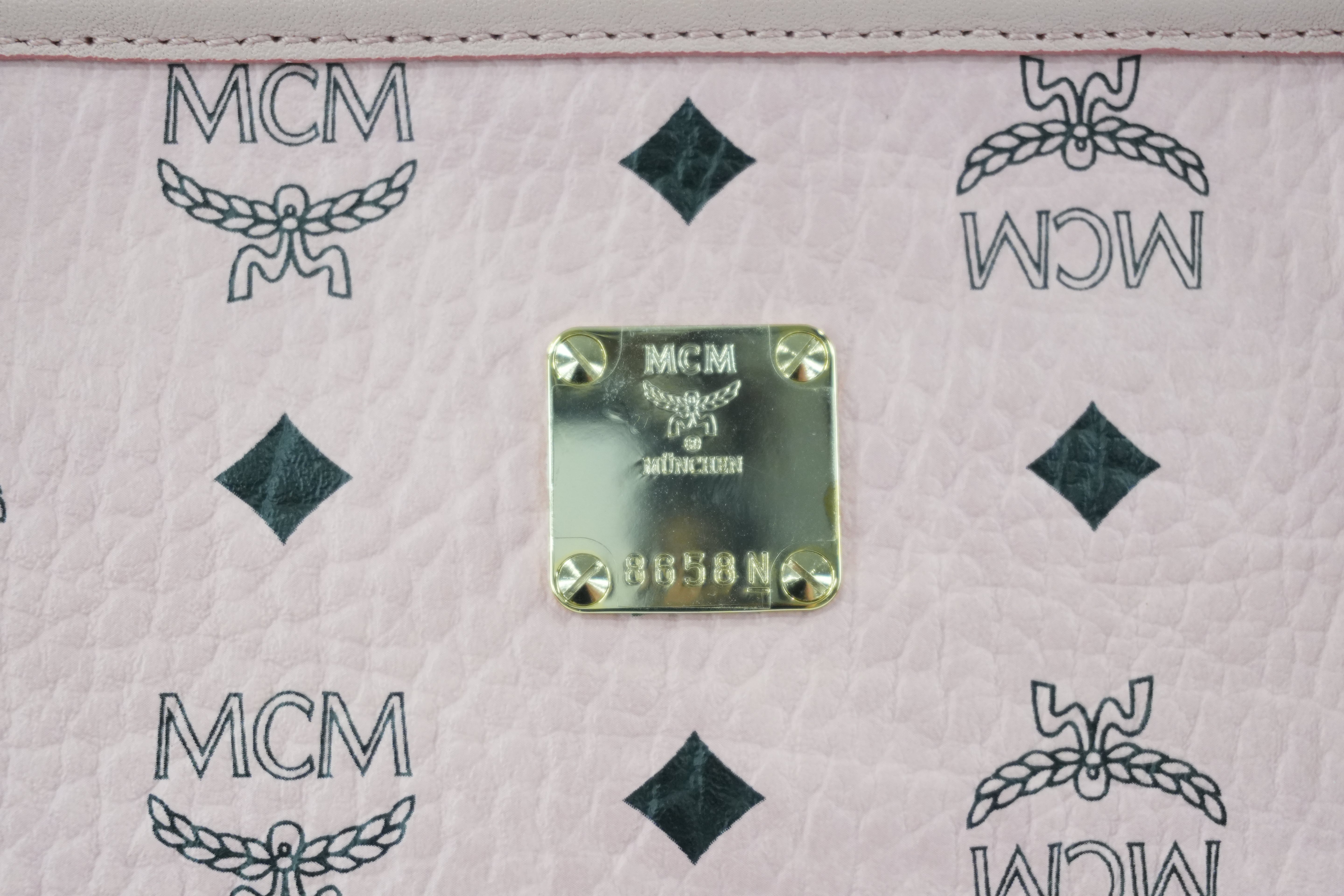 MCM Tote Bag Pink Used