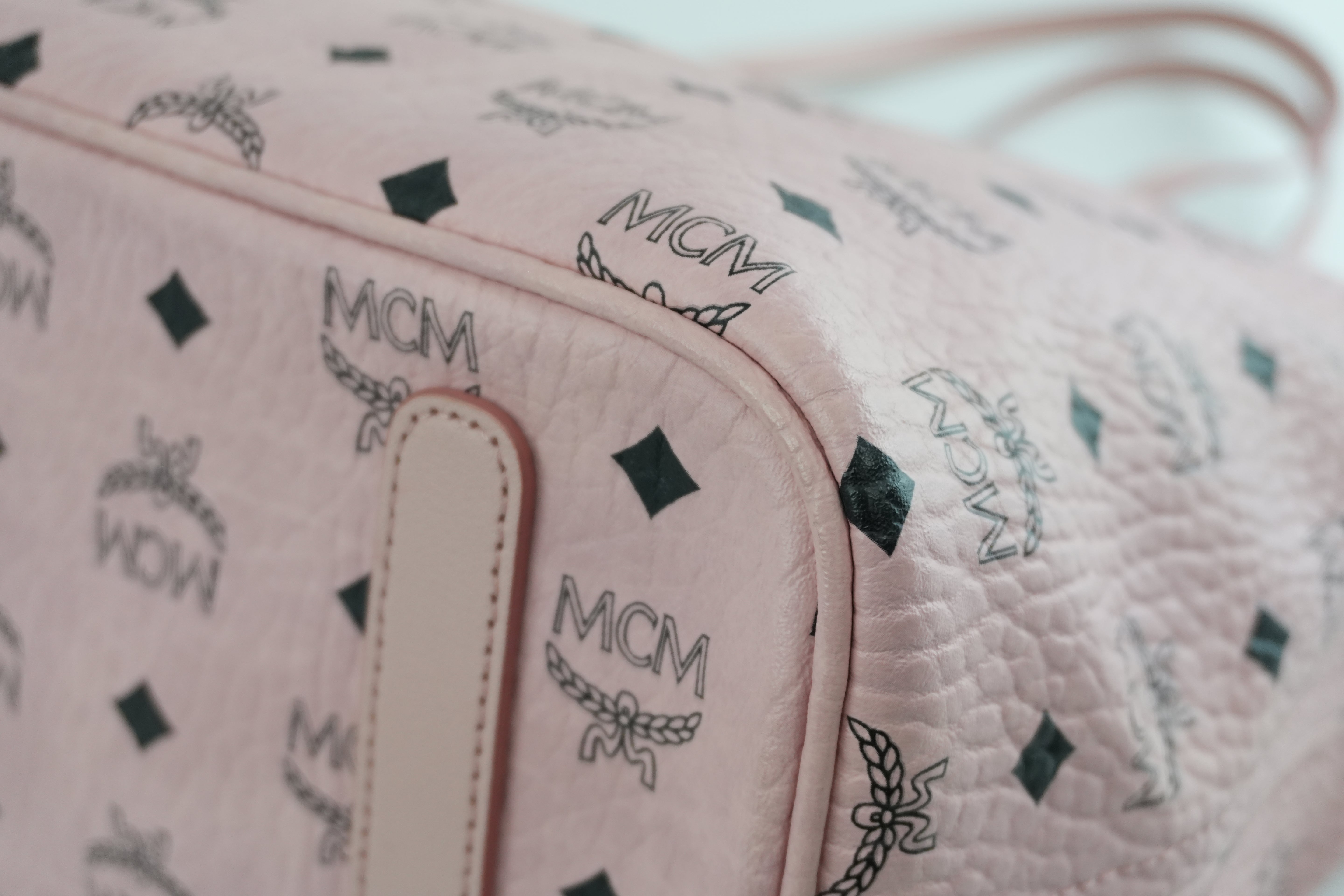 MCM Tote Bag Pink Used