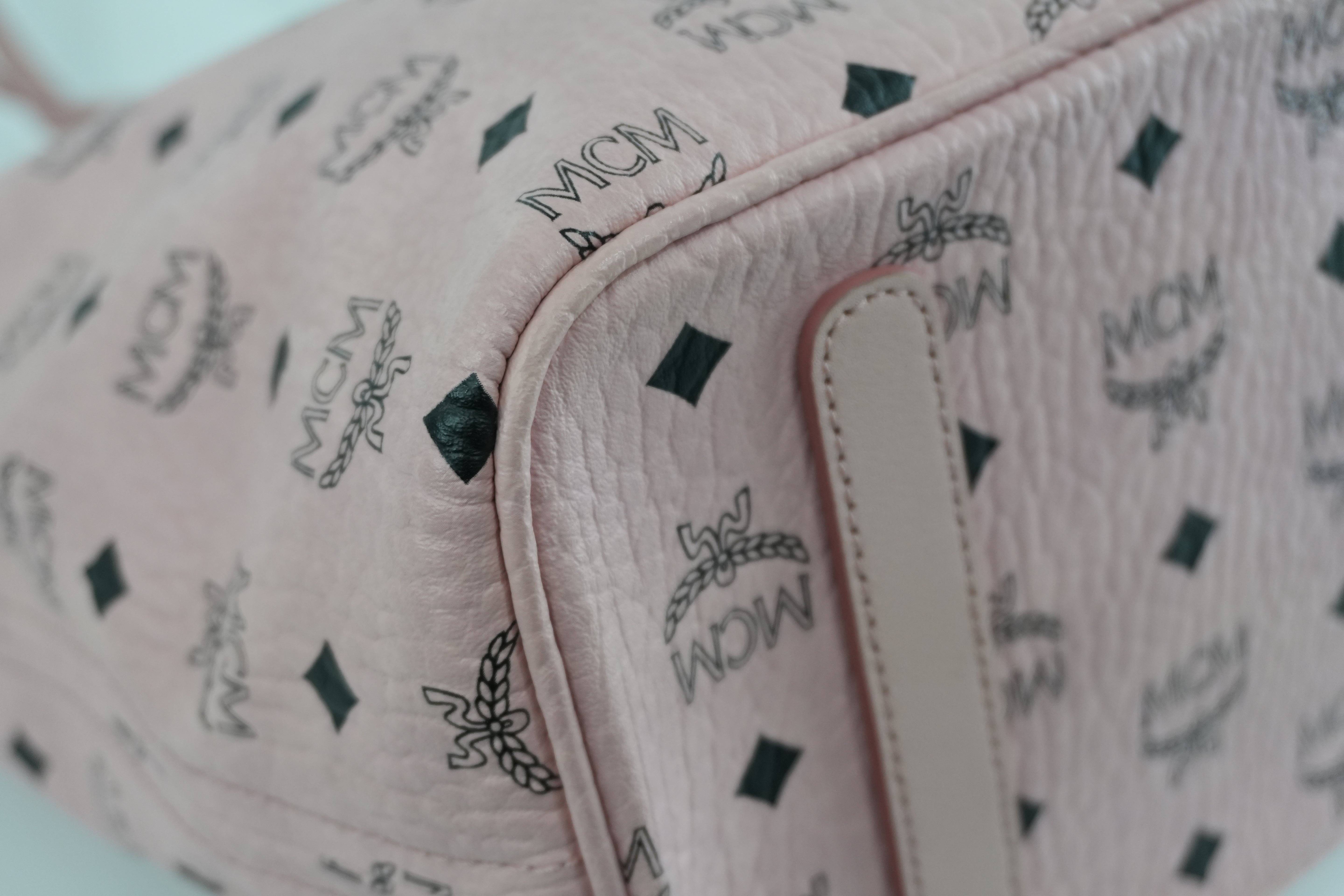 MCM Tote Bag Pink Used