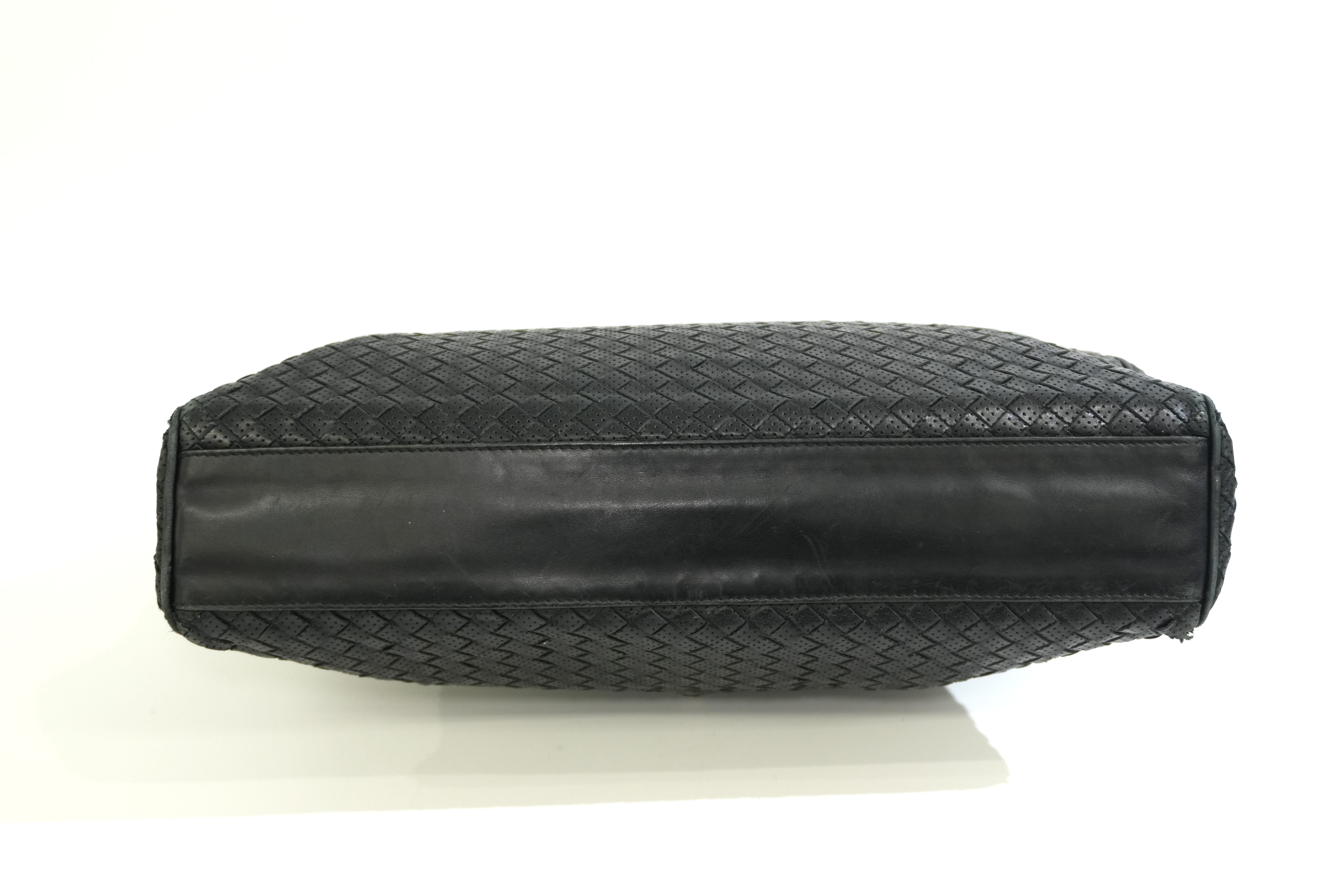 Pre-owned Bottega Business Bag Black