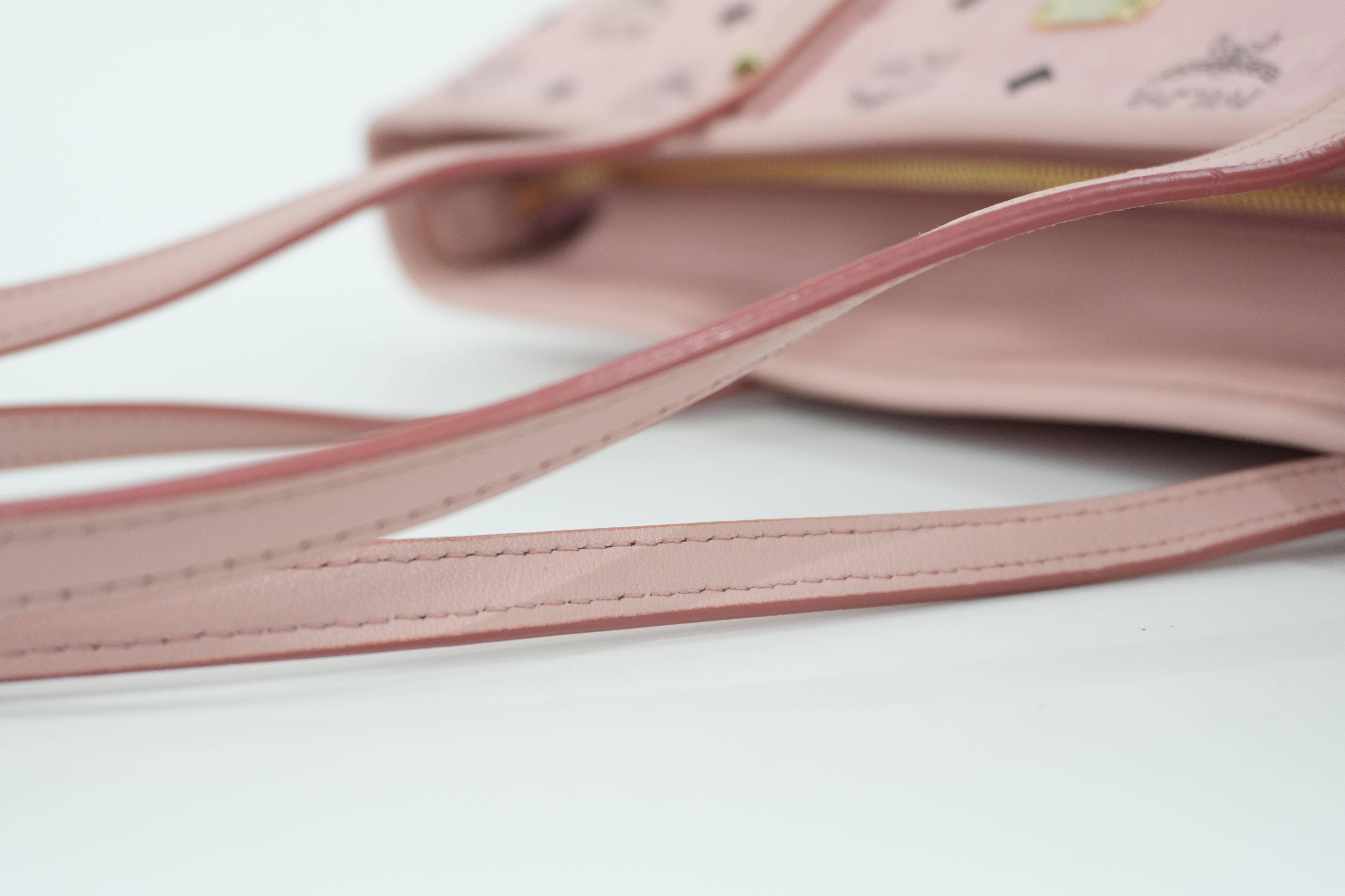 MCM Tote Bag Pink Used