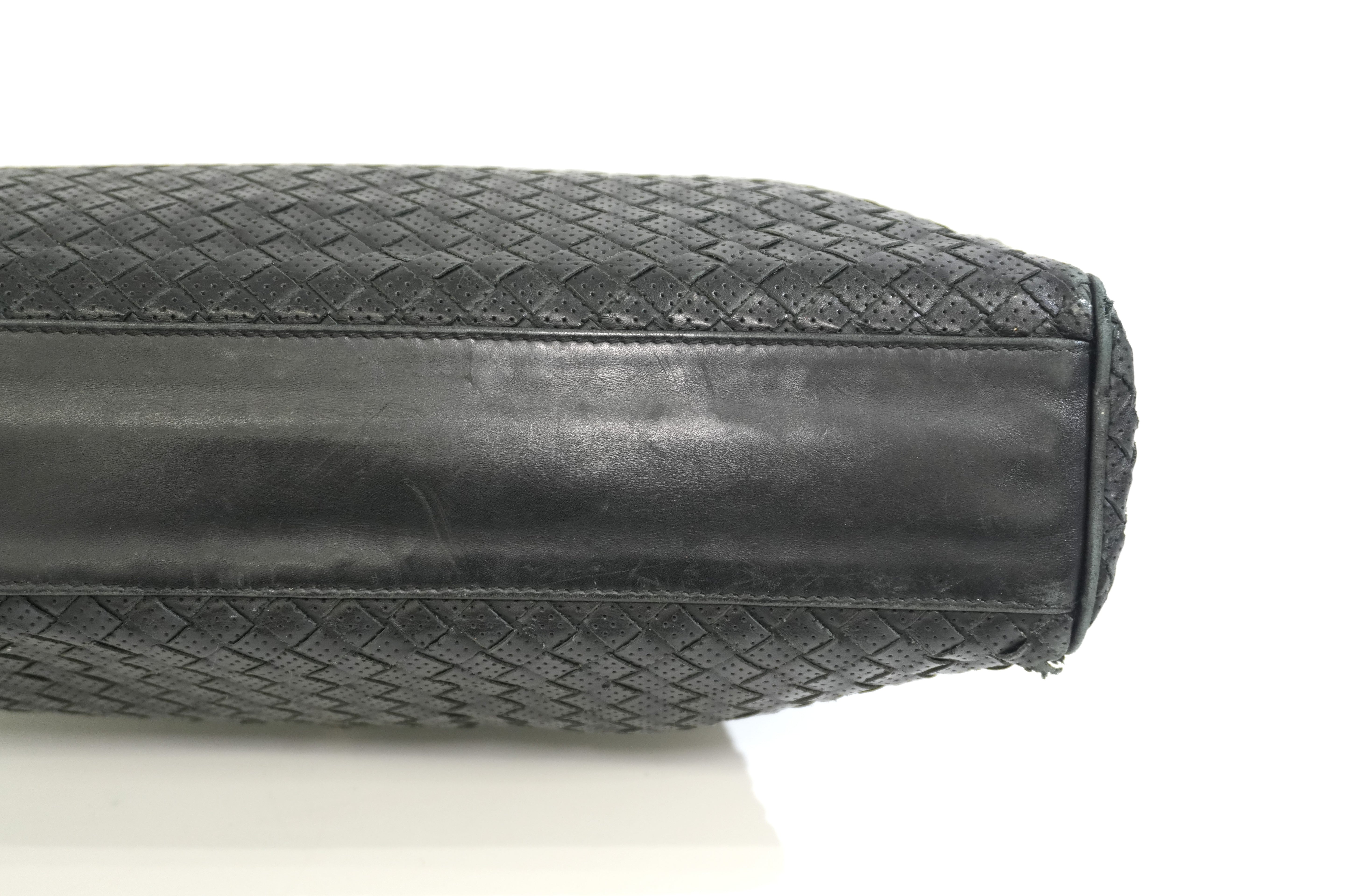 Pre-owned Bottega Business Bag Black