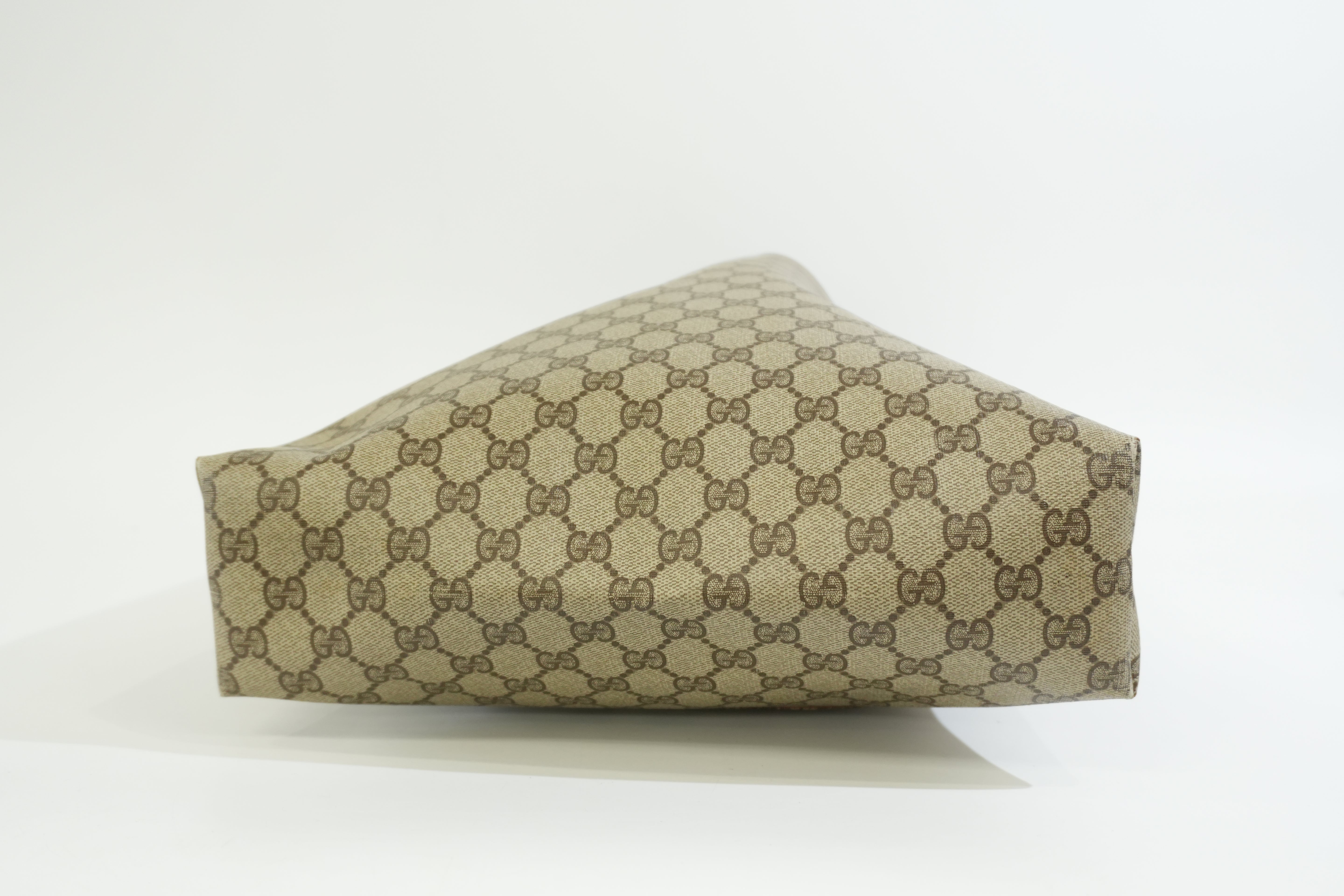 Pre-owned Gucci Ophidia Tote Bag Brown